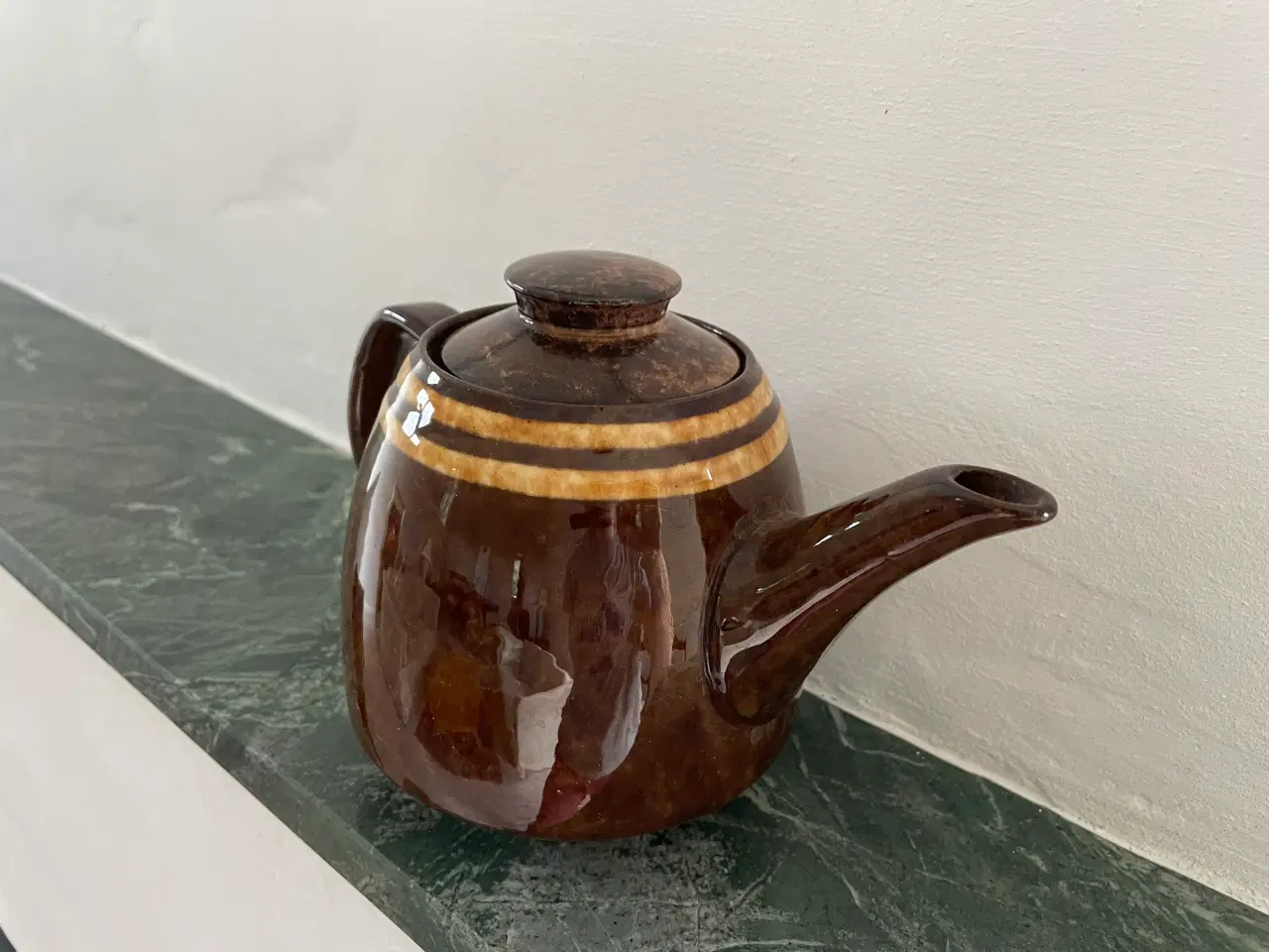 Billede 3 - Brun tekande 14 cm sælges