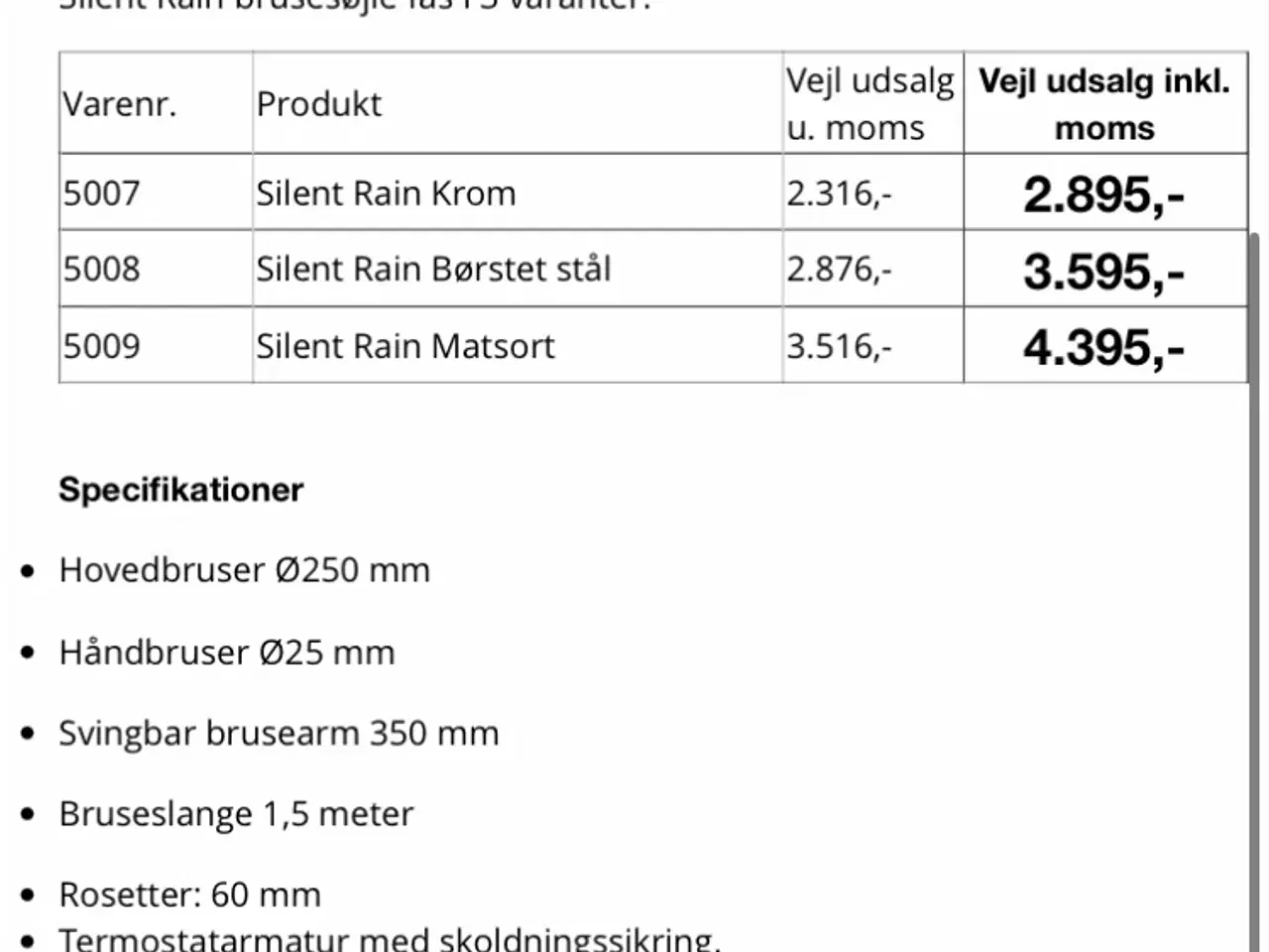 Billede 6 - Nyt komplet brusesæt