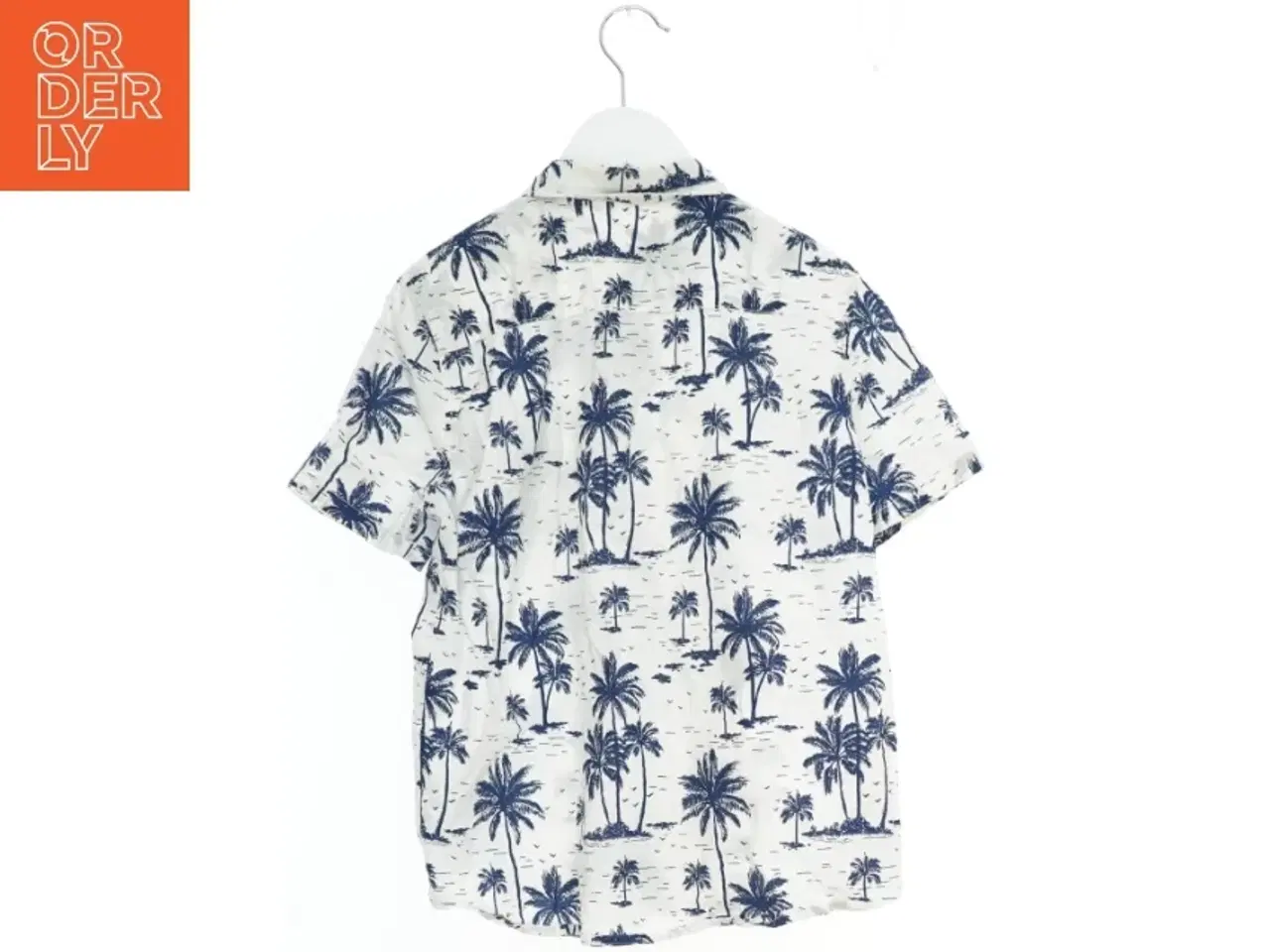 Billede 2 - Kortærmet skjorte med palmemotiver fra H&M (str. 140)