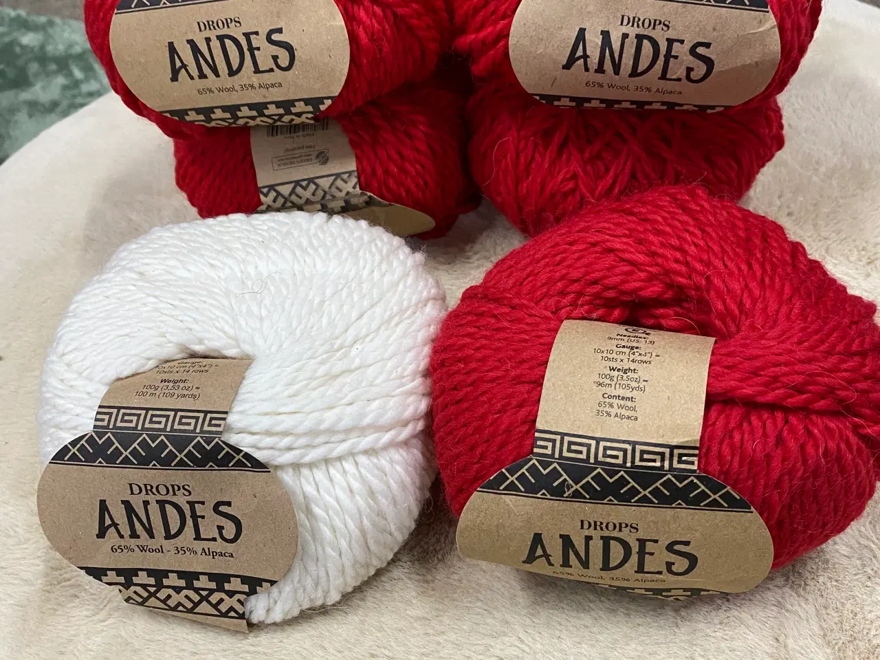 Billede 1 - Andes garn fra drops