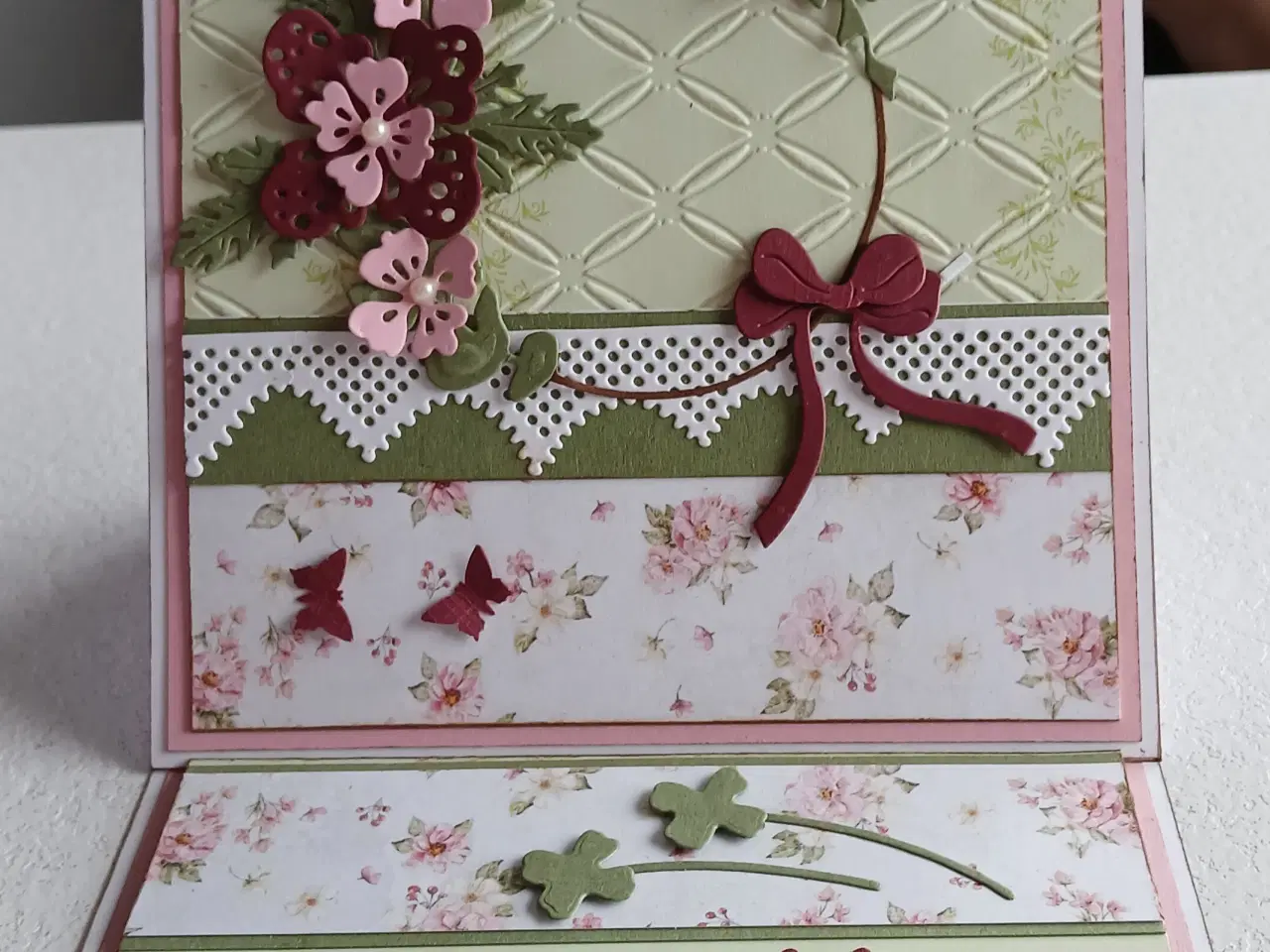 Billede 2 - Kort med blomster sælges