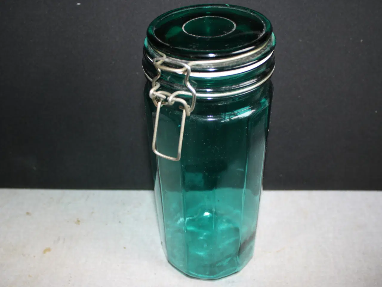 Billede 2 - Henkogningsglas af grønt glas