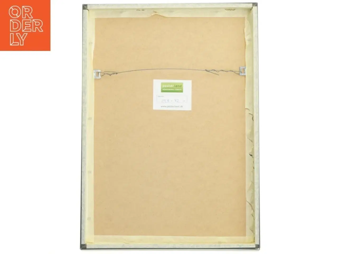 Billede 2 - Billedramme med træmotiv (str. 29,8x42 cm)