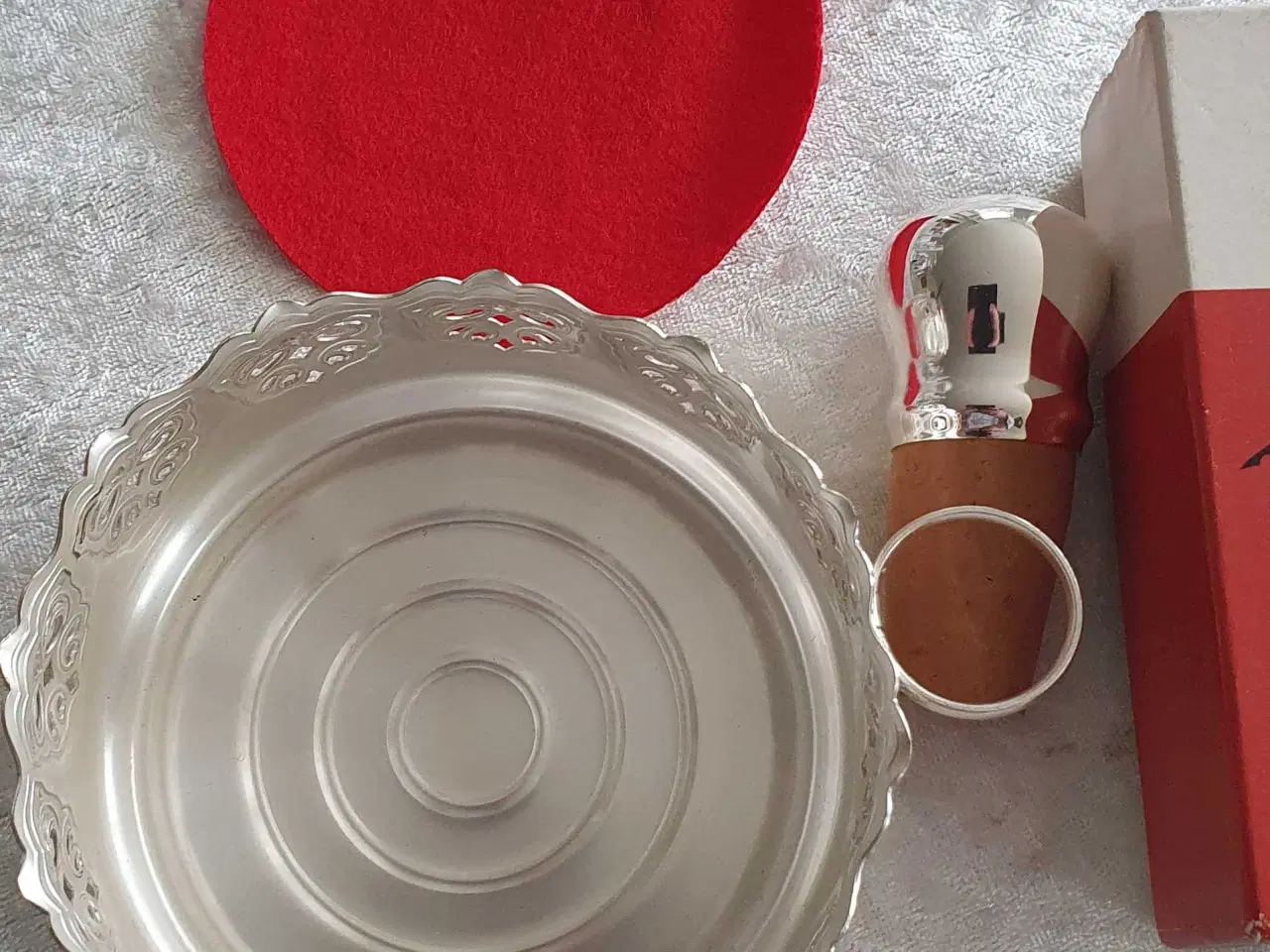 Billede 3 - Flaskeholder i sølv