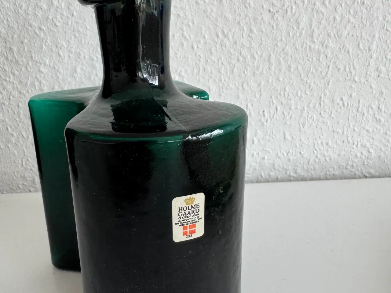 Billede 3 - Holmegaard Grøn jubilæum flaske 