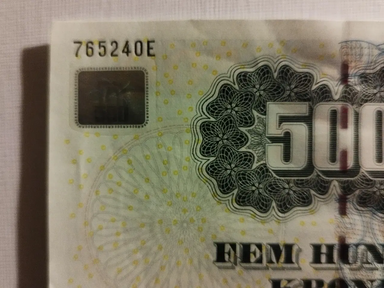 Billede 4 - 500 Kroner. Niels Bohr
