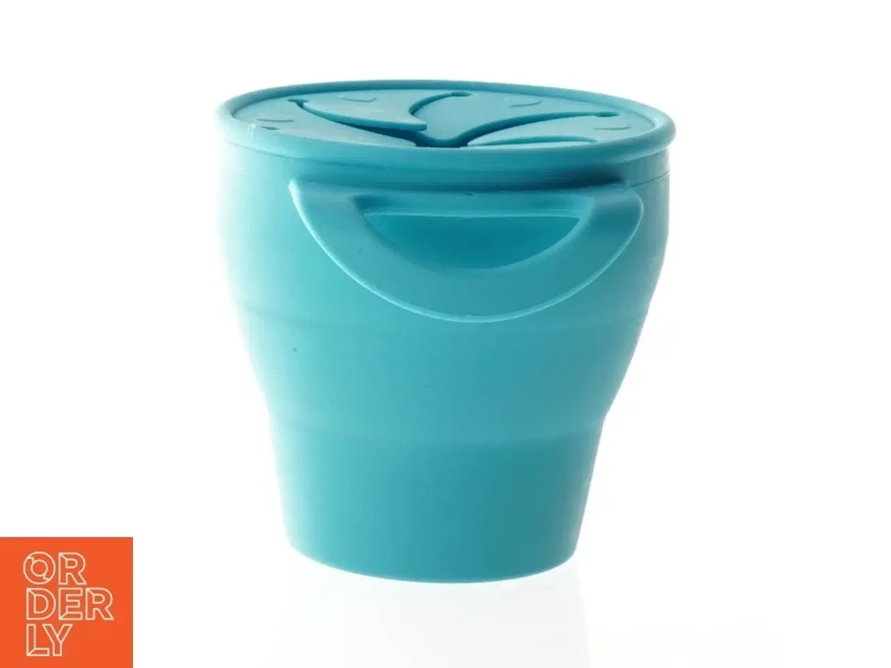 Billede 3 - Sammenklappelig Silikone Snack cup til baby og små børn,  forhindrer spild (str. 9 x 12 cm)