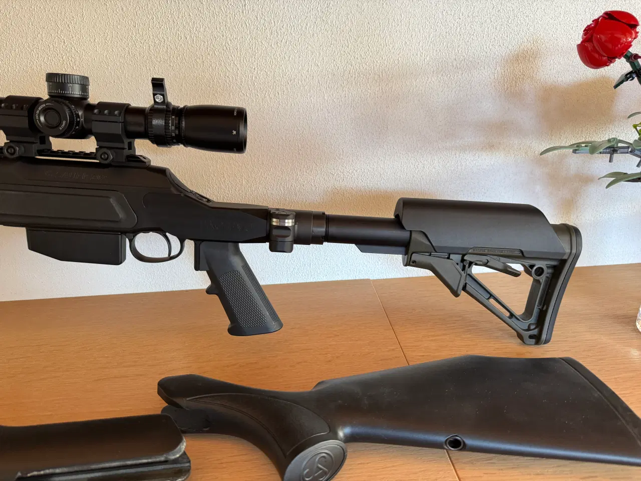 Billede 5 - Sauer 202 - 6,5x55 - med justerbart/foldbar skæfte