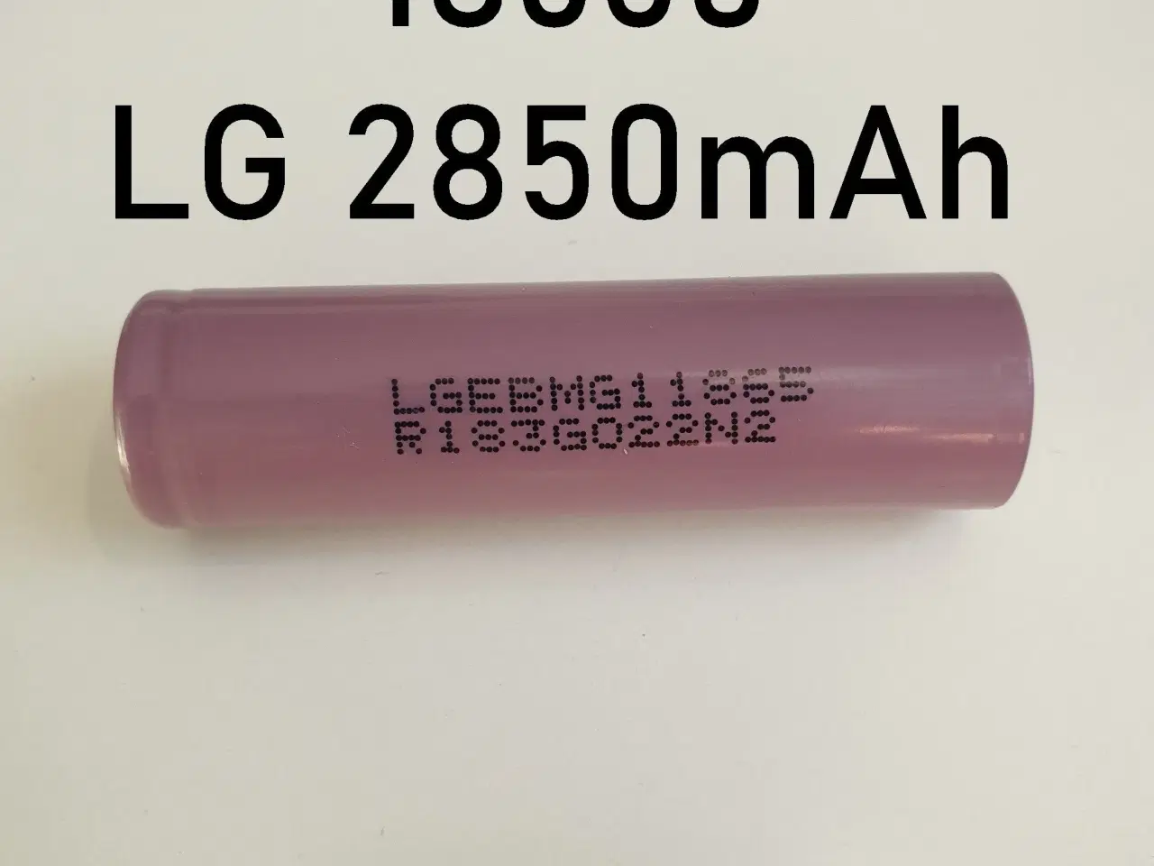 Billede 1 - LG 18650 3.7V 2850mAh Genopladelige Li-ion Batteri