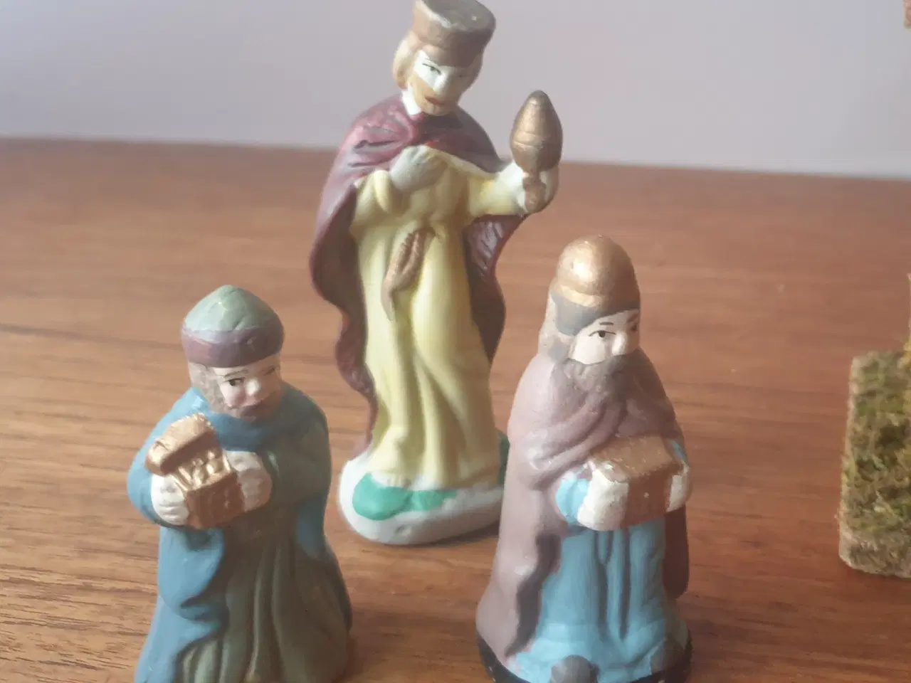 Billede 3 - Stalden i Betlehem . Gammel Krybbescene