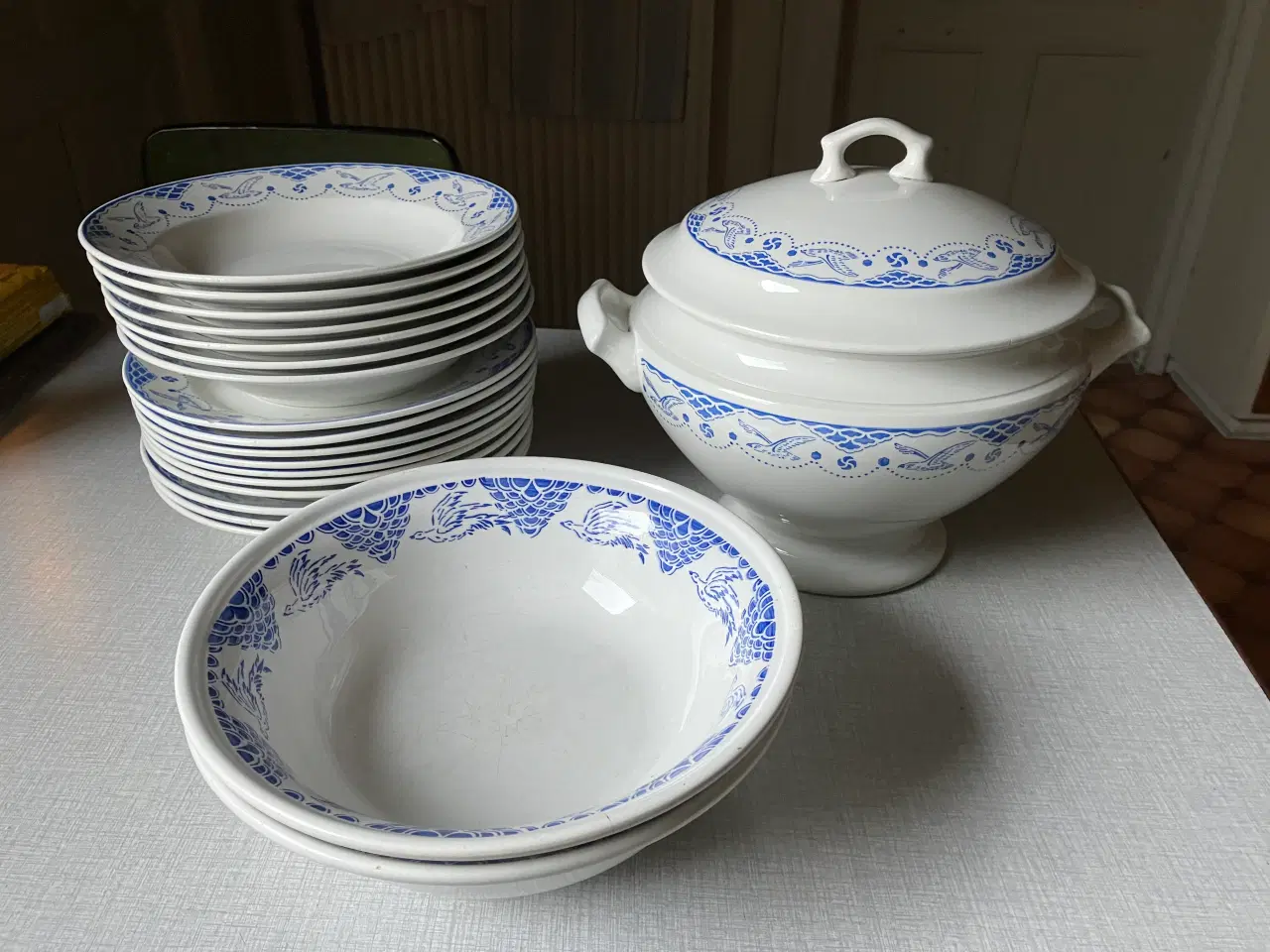 Billede 5 - Porcelæn Elsterwerda. Spisestel, Dec: 1816