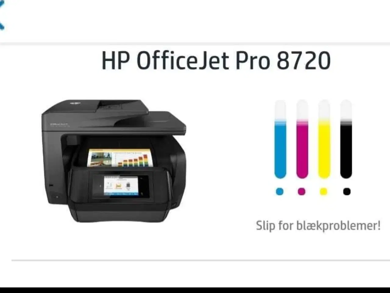 Billede 1 - HP printer officejet pro 8720