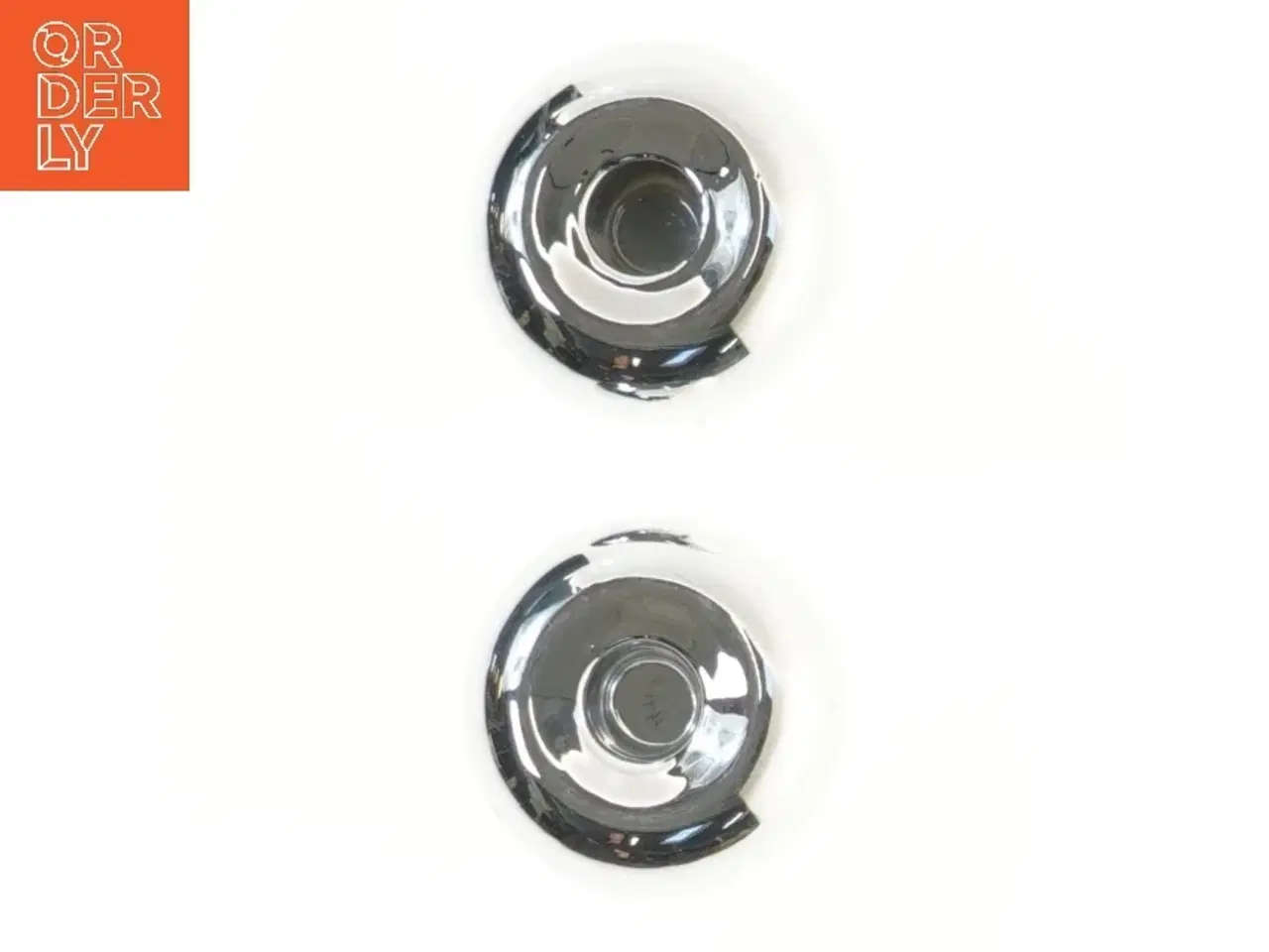 Billede 2 - Nyt Sæt af krom lysestager (str. Ø 7,5 cm)