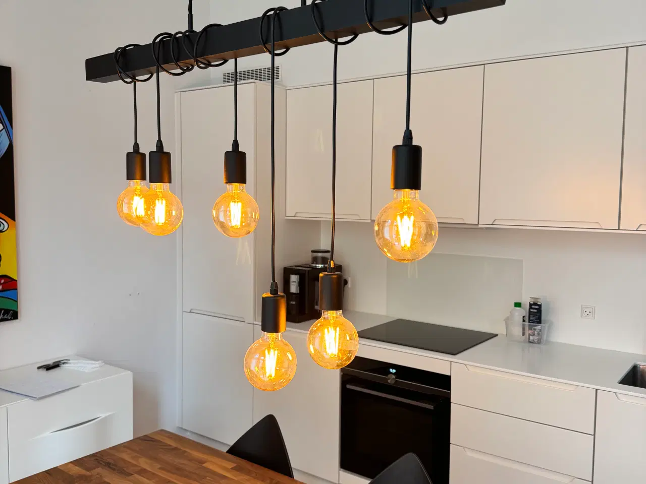 Billede 1 - Loftslampe med 6 lyskilder
