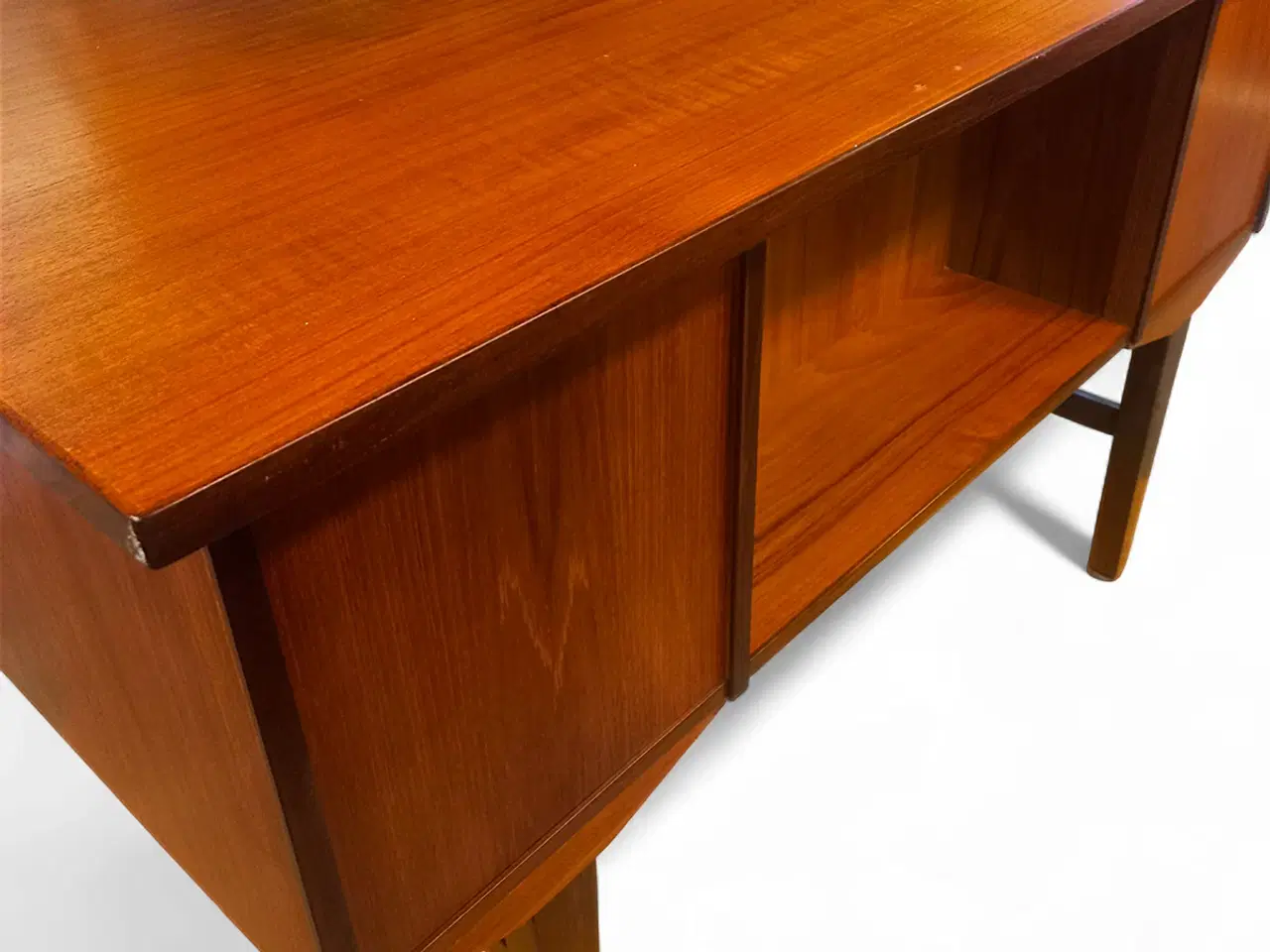 Billede 3 - Skrivebord i teak – dansk design, ca. 1950–60’erne