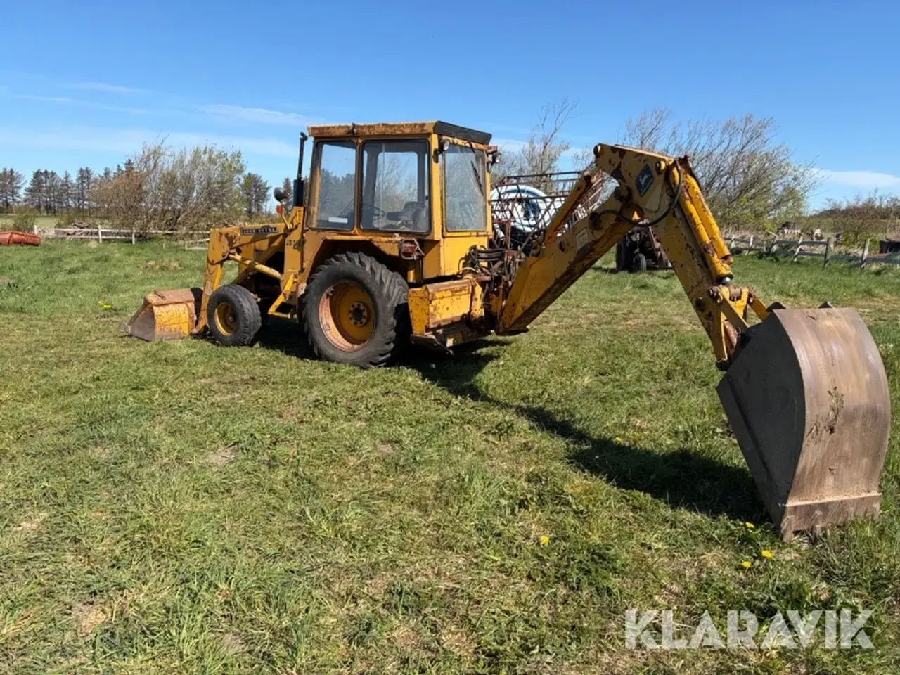Billede 3 - Rendegraver John Deere JD310 med tilbehør