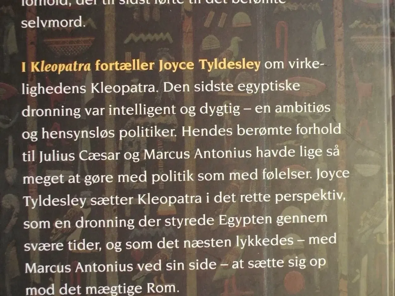Billede 3 - kleopatra - egyptens sidste dronning, af joyce tyl