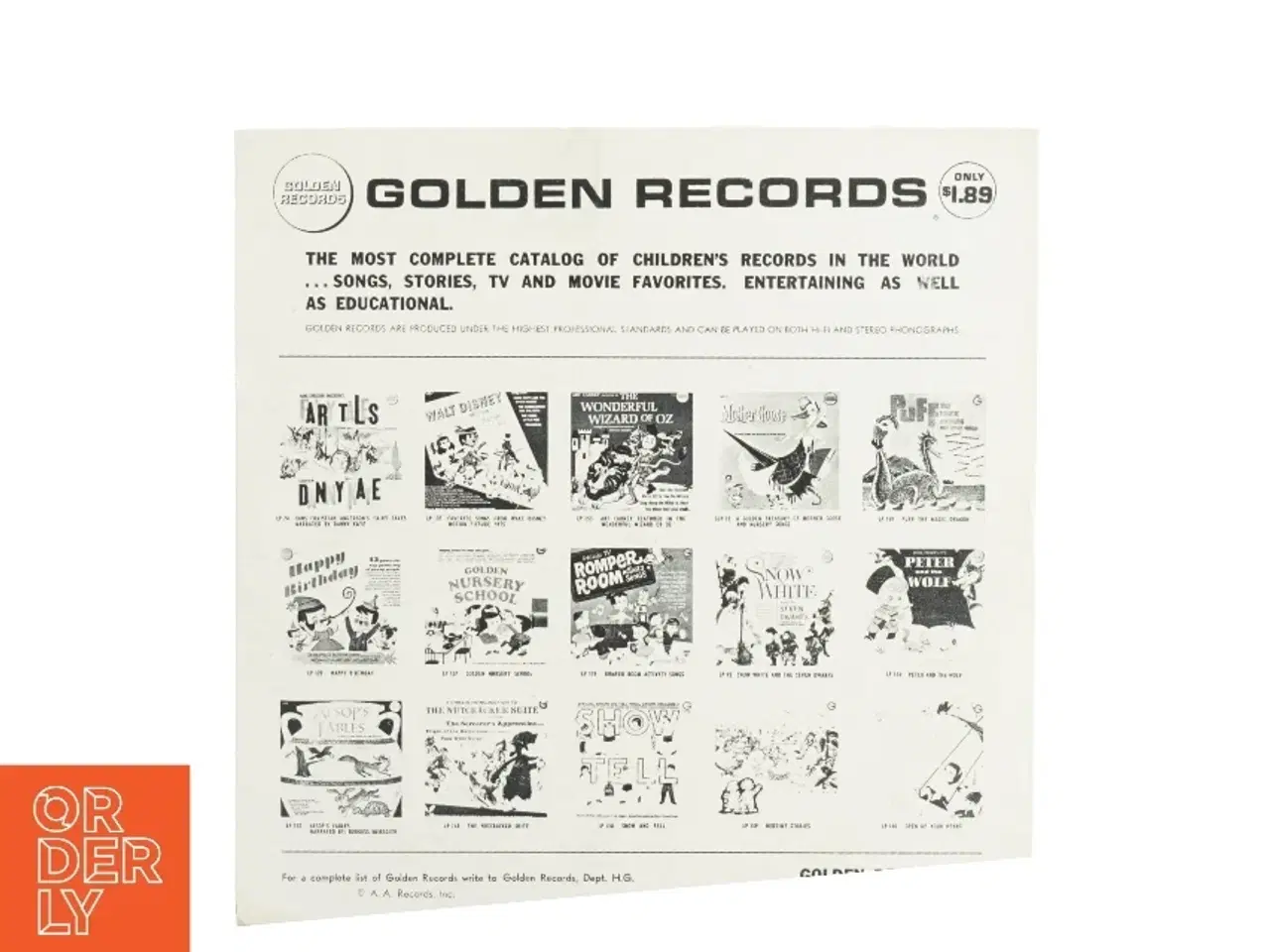 Billede 2 - A child introduction to The Orchestra vinylplade