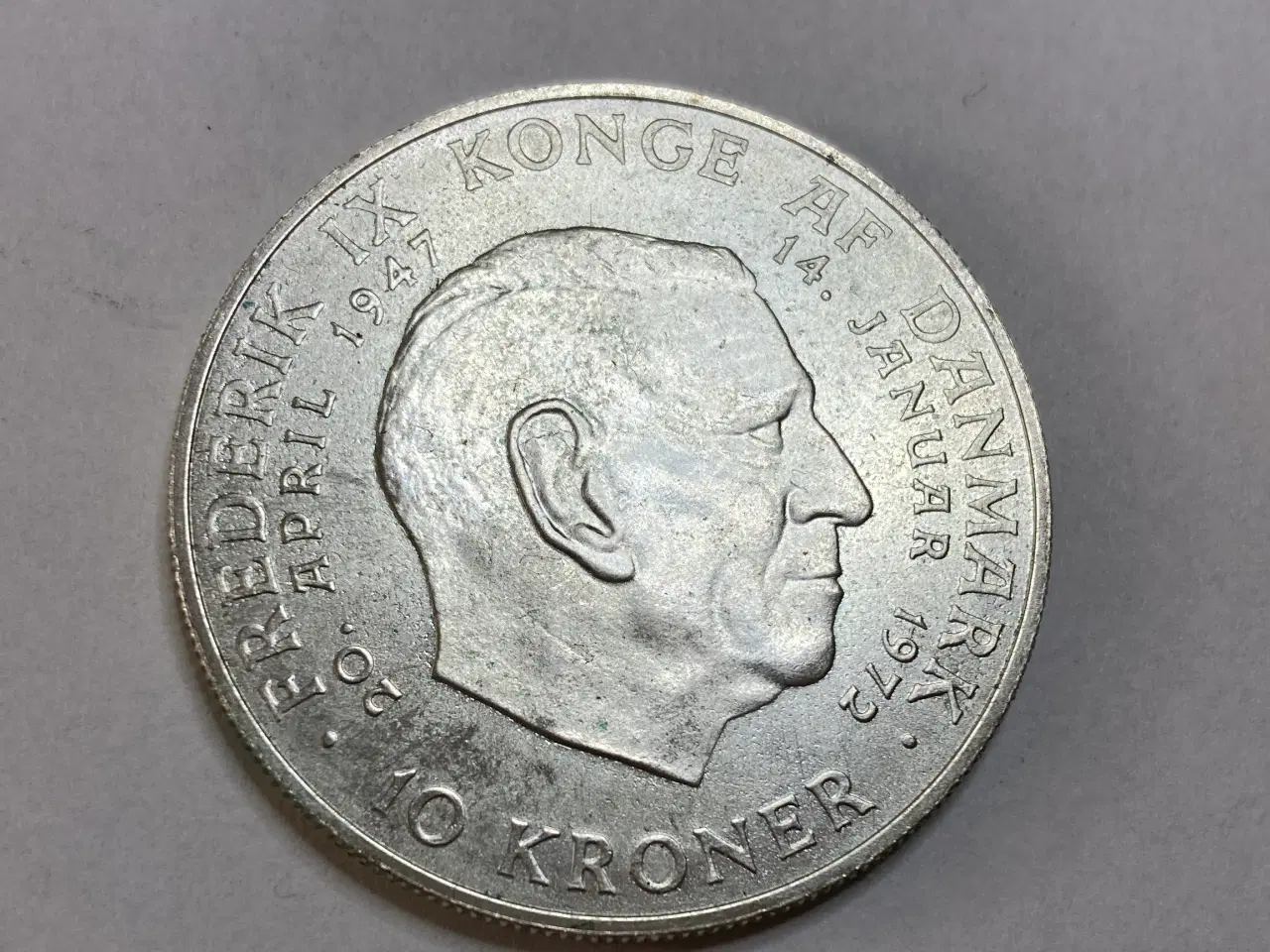 Billede 1 - Erindringsmønt i sølv
