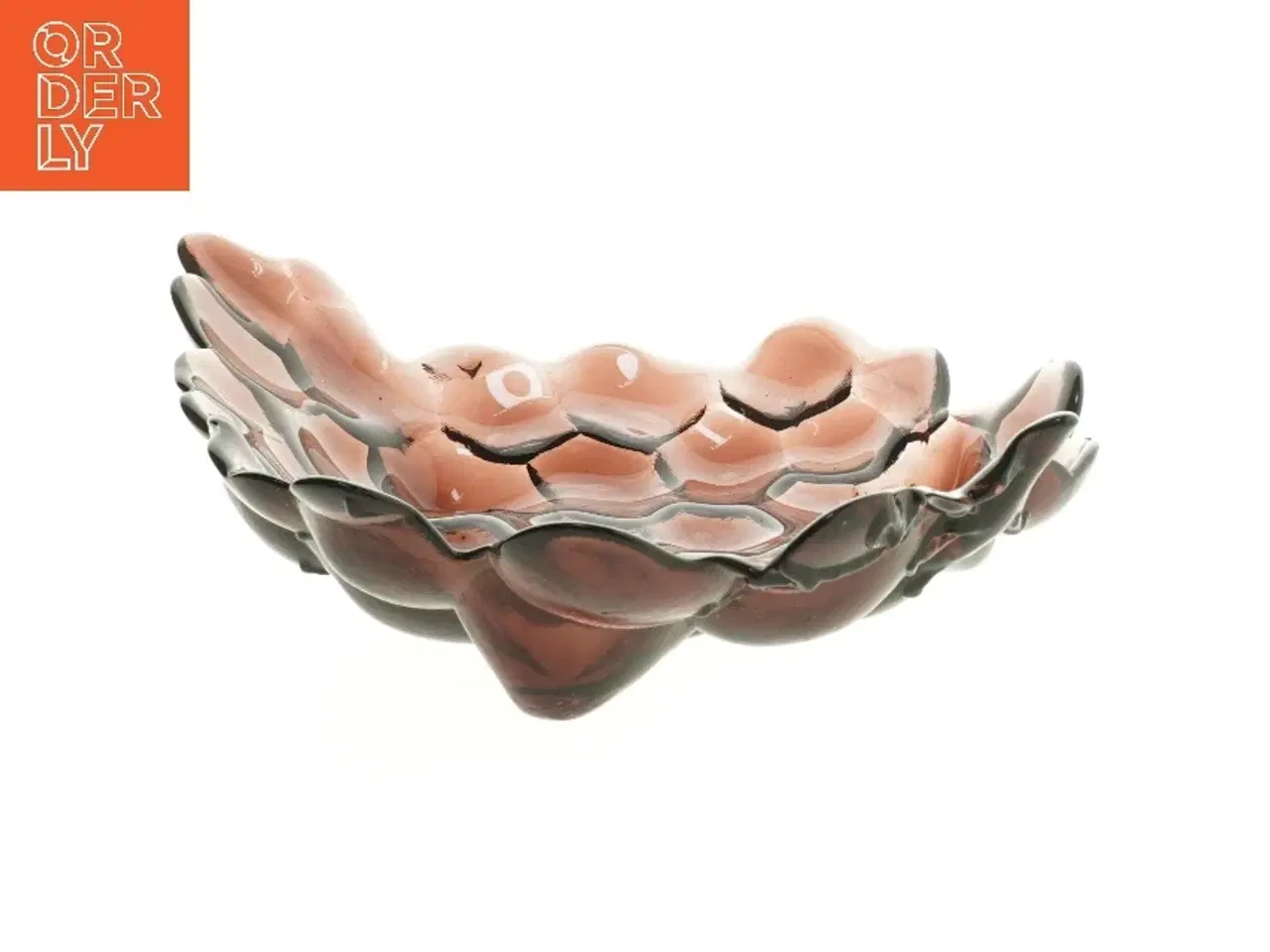 Billede 1 - Dekorativ glaspotte (str. Ø 29x Ø 25 cm)