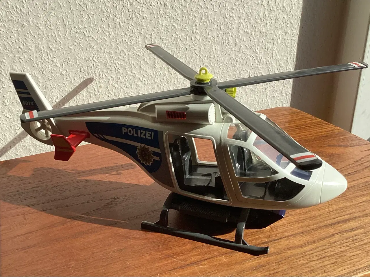 Billede 5 - Politihelikopter med LED lys. Playmobil nr. 6921