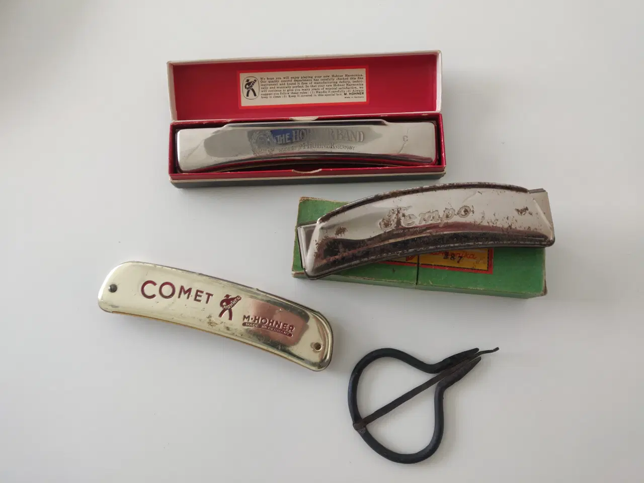 Billede 1 - mundharmonikaer og jødeharpe