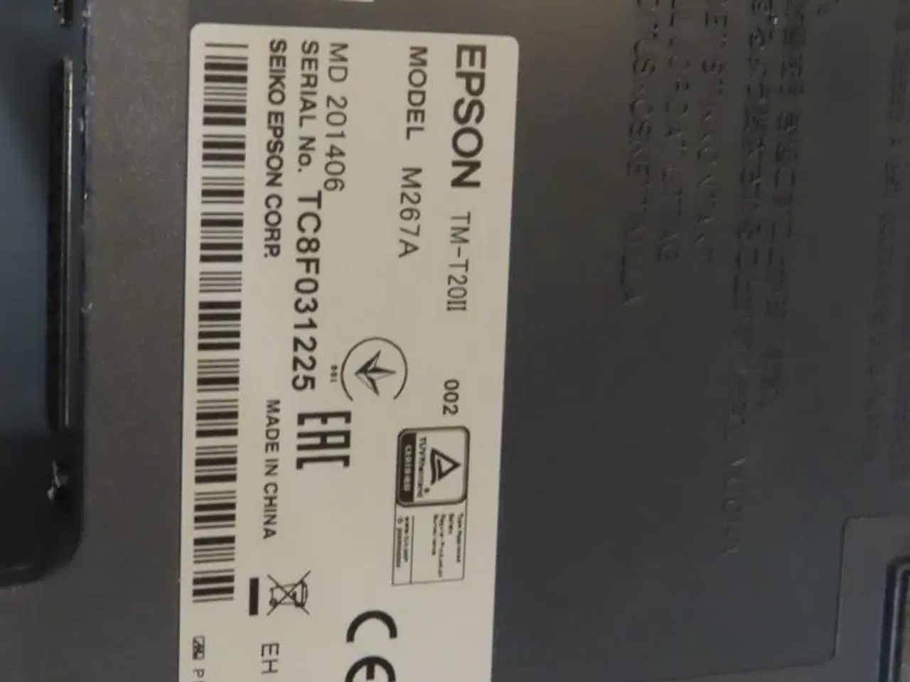 Billede 2 - Bonprinter EPSON samt stregkodescanner