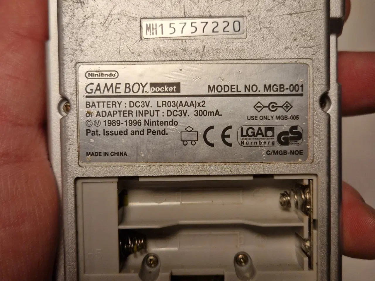 Billede 2 - 🎮 Nintendo Game Boy Pocket – Silver (MGB-001)