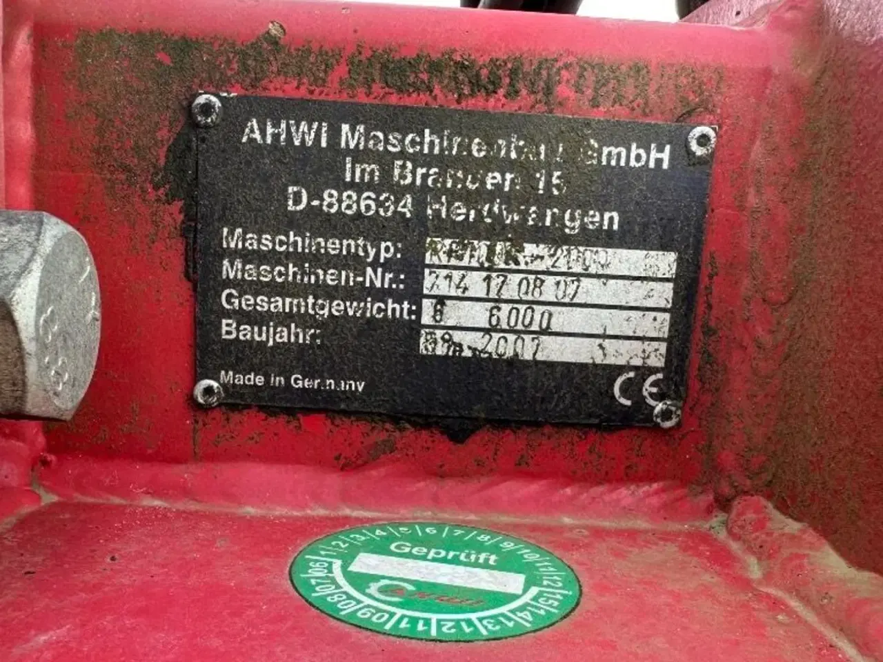 Billede 3 - AHWI FR1000  Rodfræser