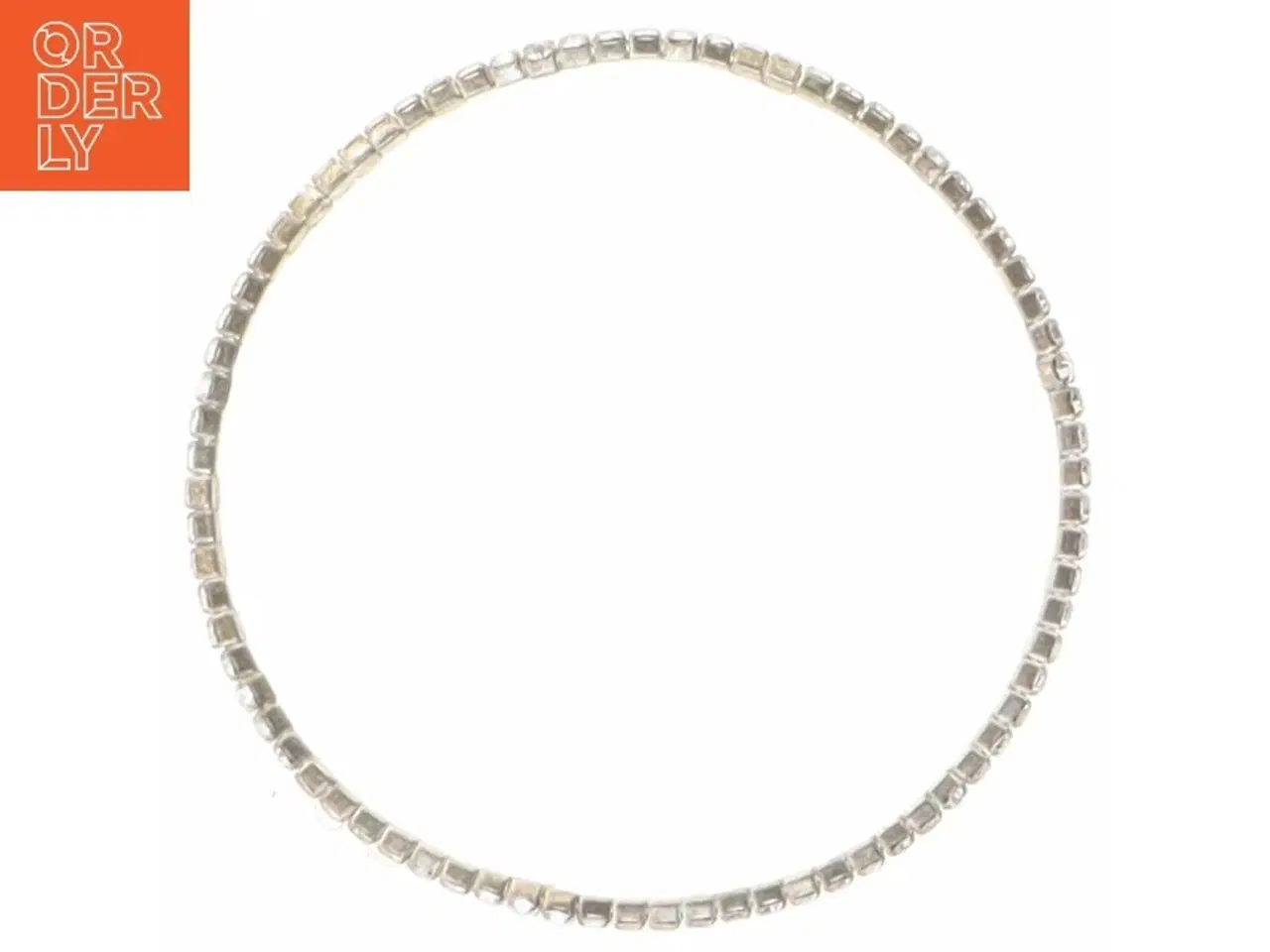 Billede 2 - Tennisarmbånd med sten (str. O 5 cm)