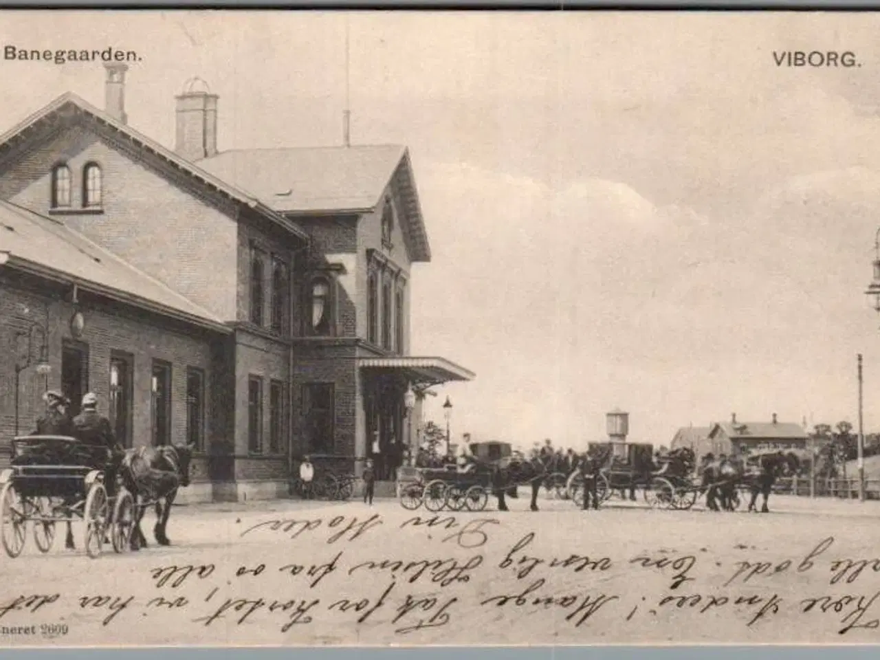 Billede 1 - Banegaarden - Viborg - Postkort - Brugt