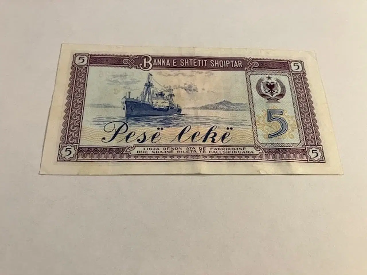 Billede 2 - 5 Leke 1976 Albania