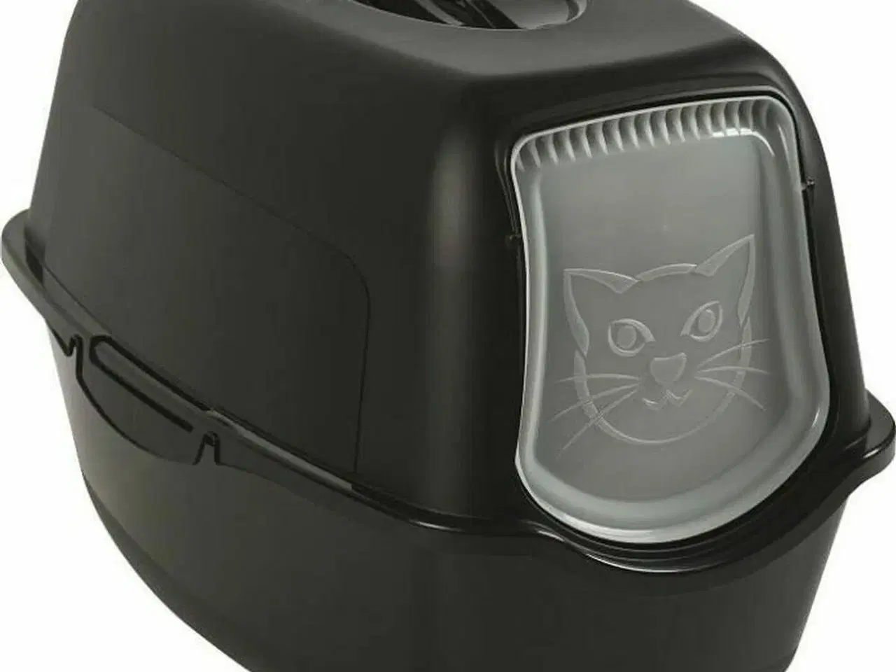 Billede 1 - Kattebakke med låg Rotho My Pet BAILEY - sort