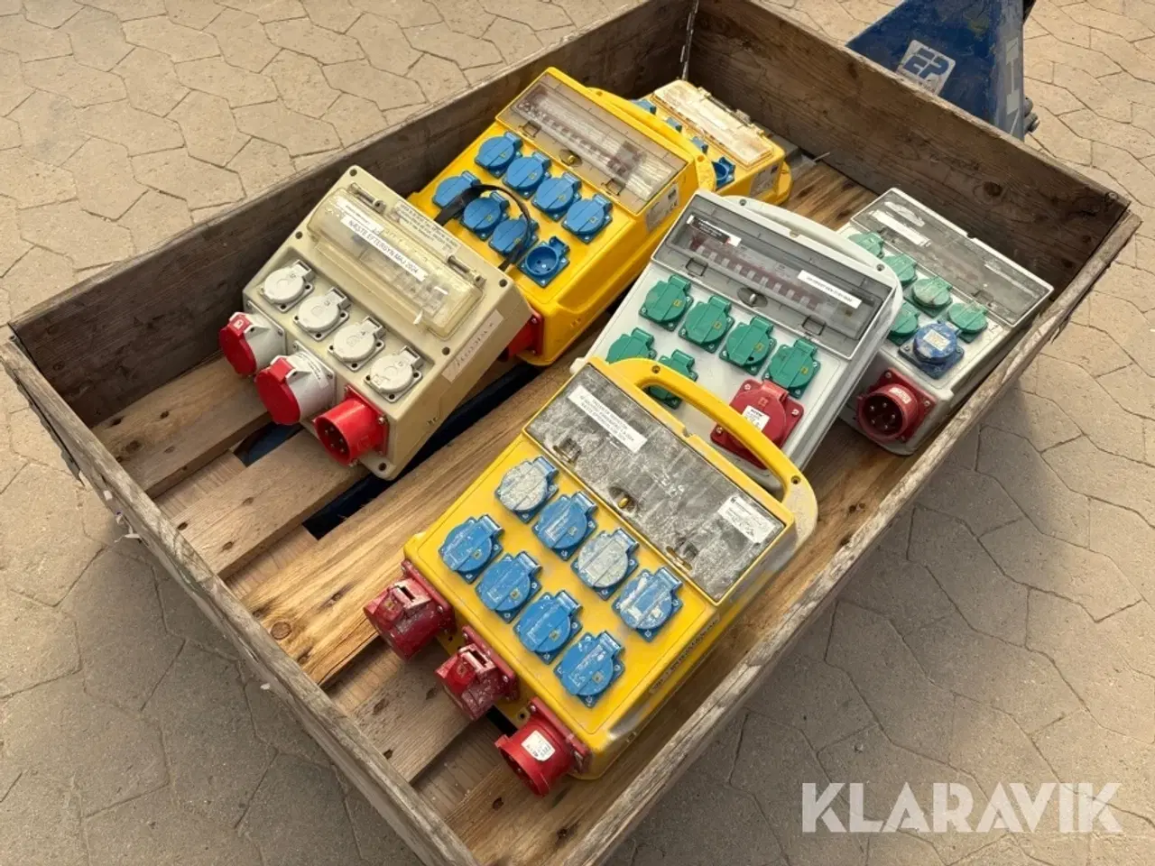 Billede 1 - Byggestrømstavler NST/Wexim - 6 styk