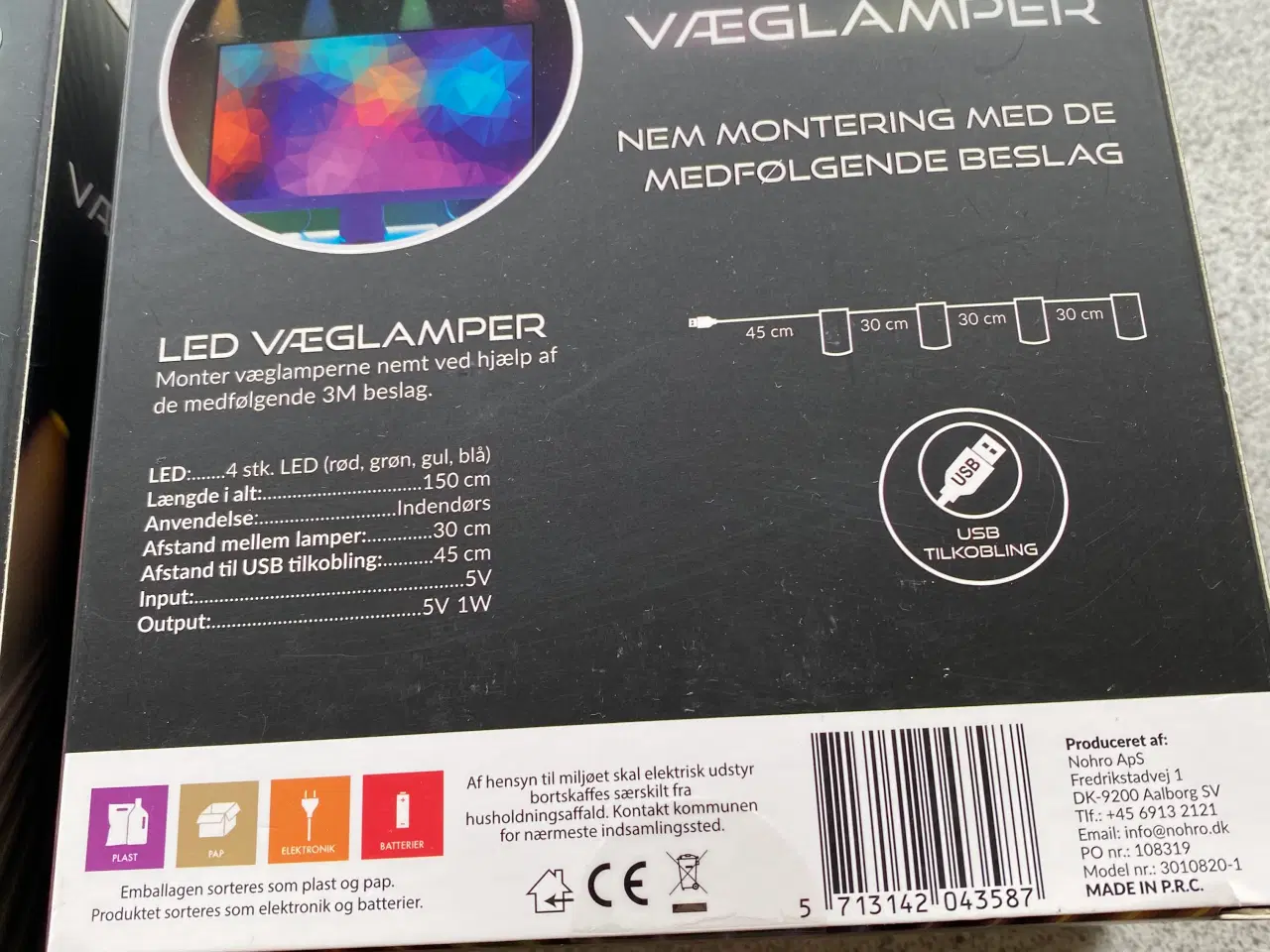 Billede 3 - LED væglamper nye