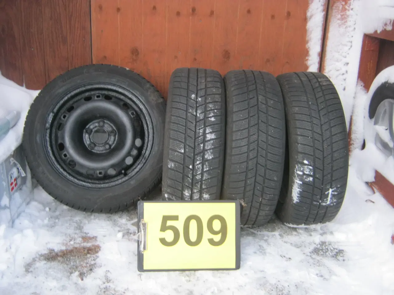 Billede 1 - Stål fælge m. dæk, 5x98, 195/55 r15