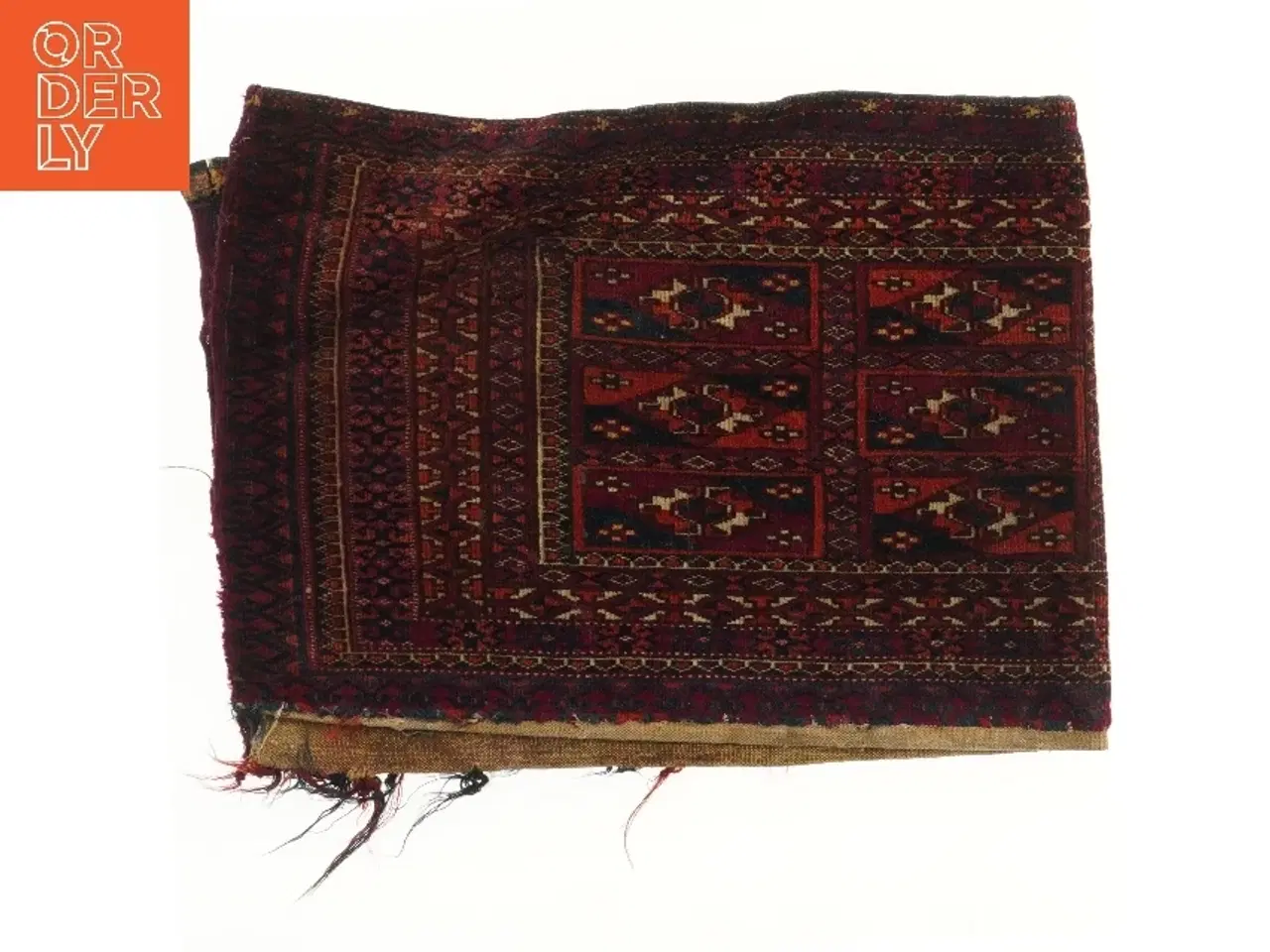 Billede 1 - Orientalsk vævet tæppe (str. 98x36 cm)