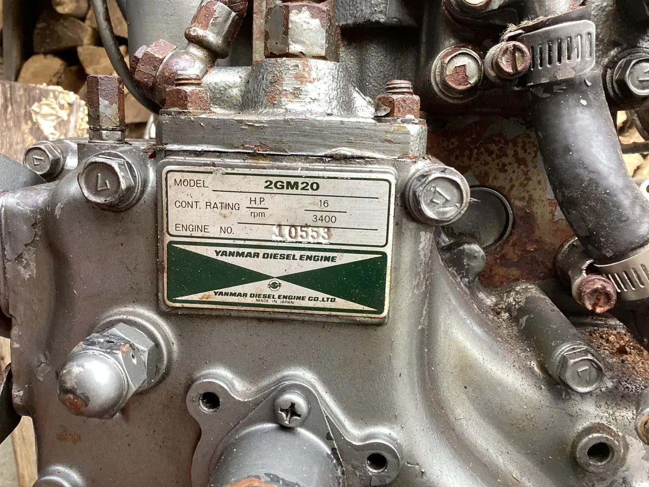 Billede 3 - Båd motor yanmar diesel 2 cylinder