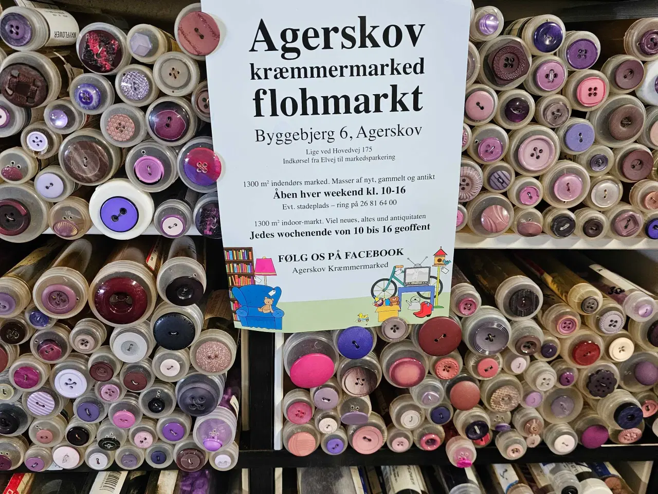 Billede 1 - Knapper, sy-broderi, strik oh hækling