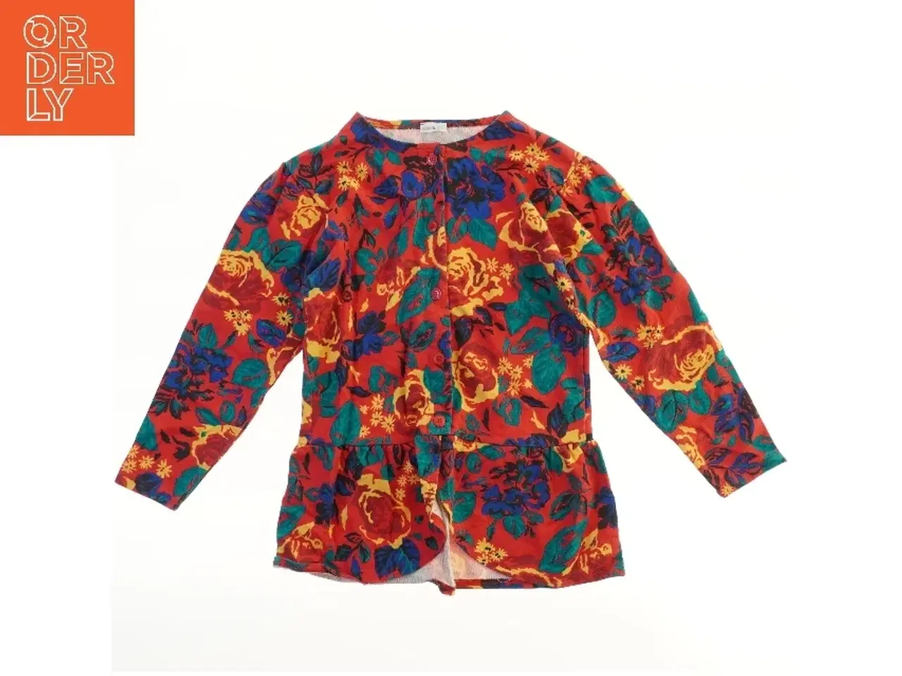 Billede 1 - Bluse med blomsterprint fra Polarn o. Pyret ca str 14 (str.  64,5x42 cm)