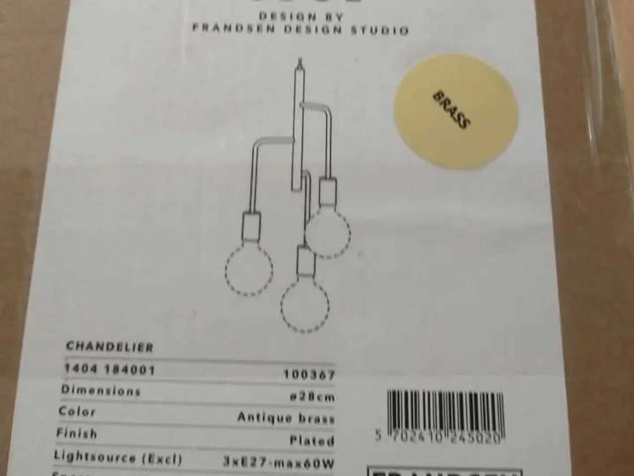 Billede 1 - Frandsen lyskrone