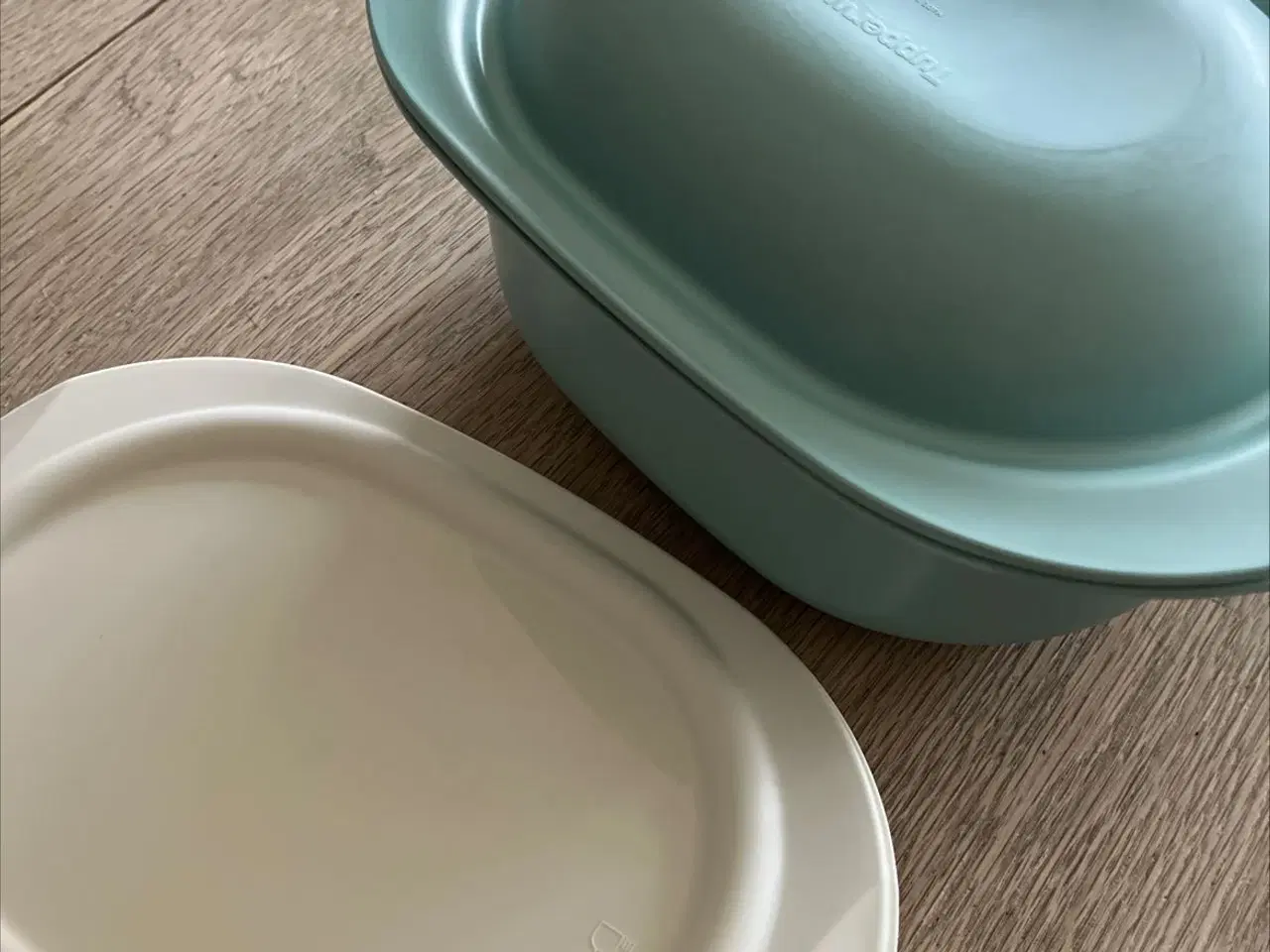Billede 2 - Tupperware ovnfast fad med 2 låg