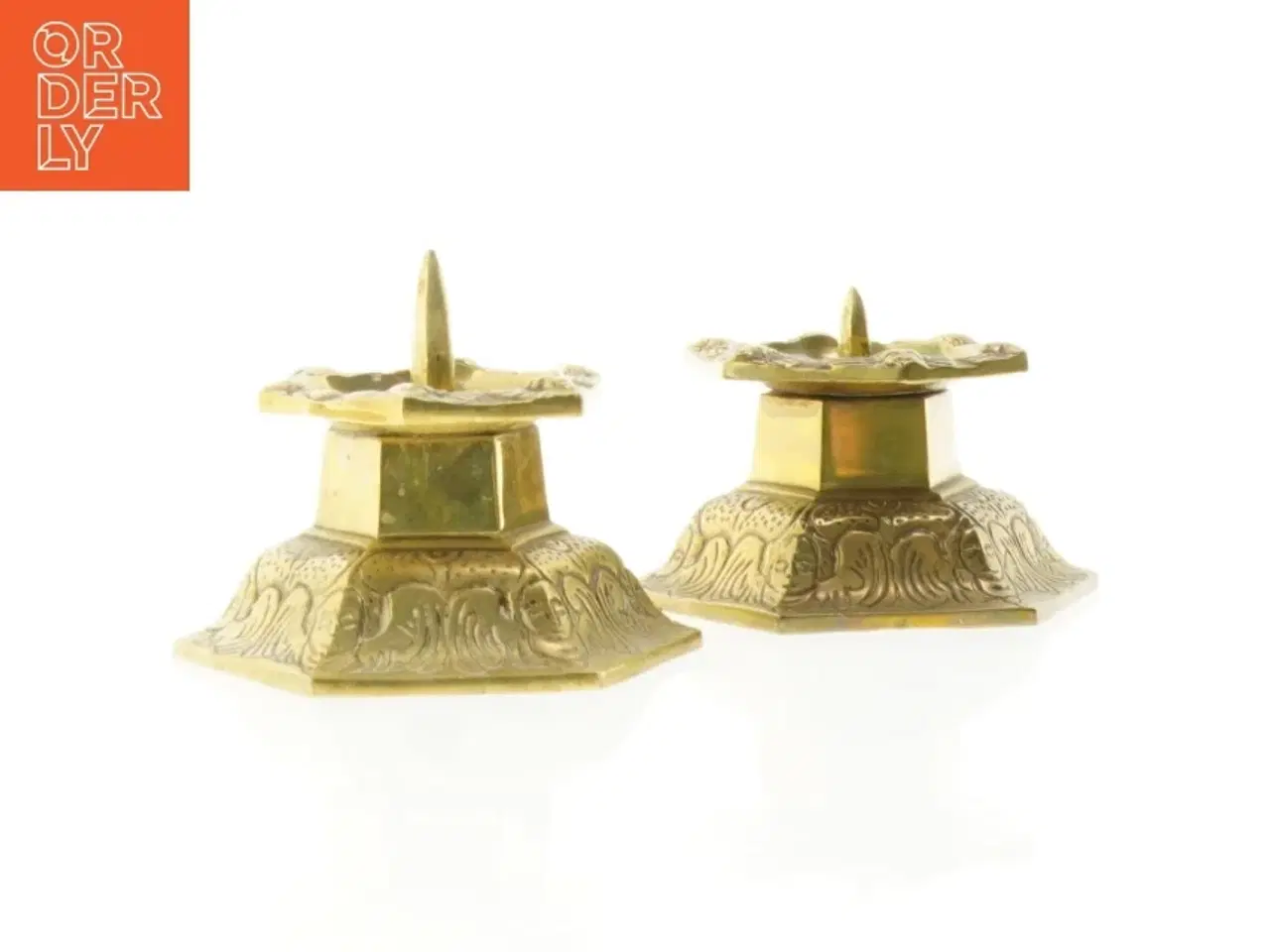 Billede 3 - Messingstager (str. 11 x 10 cm)