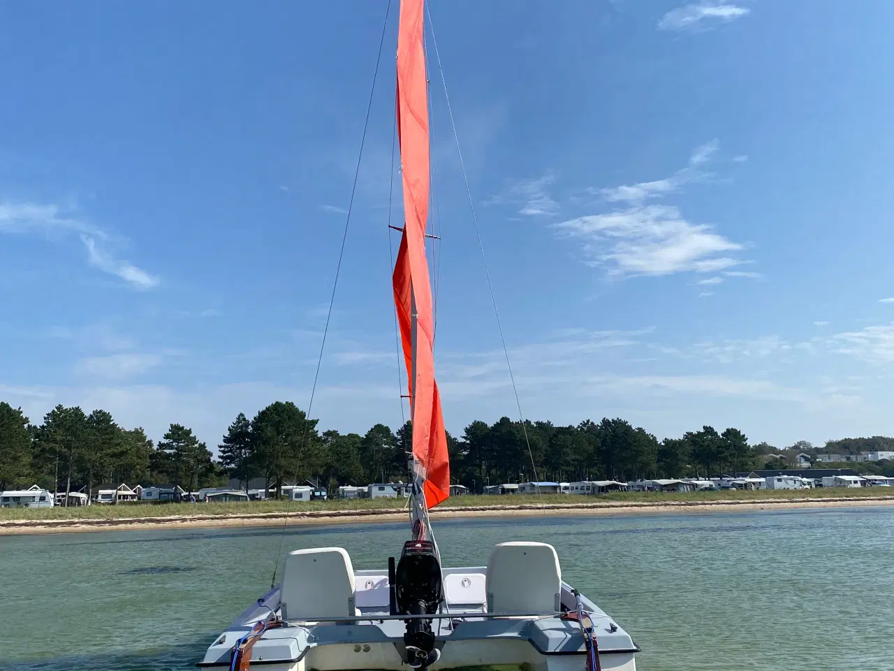 Billede 4 - Katamaran 17` 3 sejl,motor,ophalervogn
