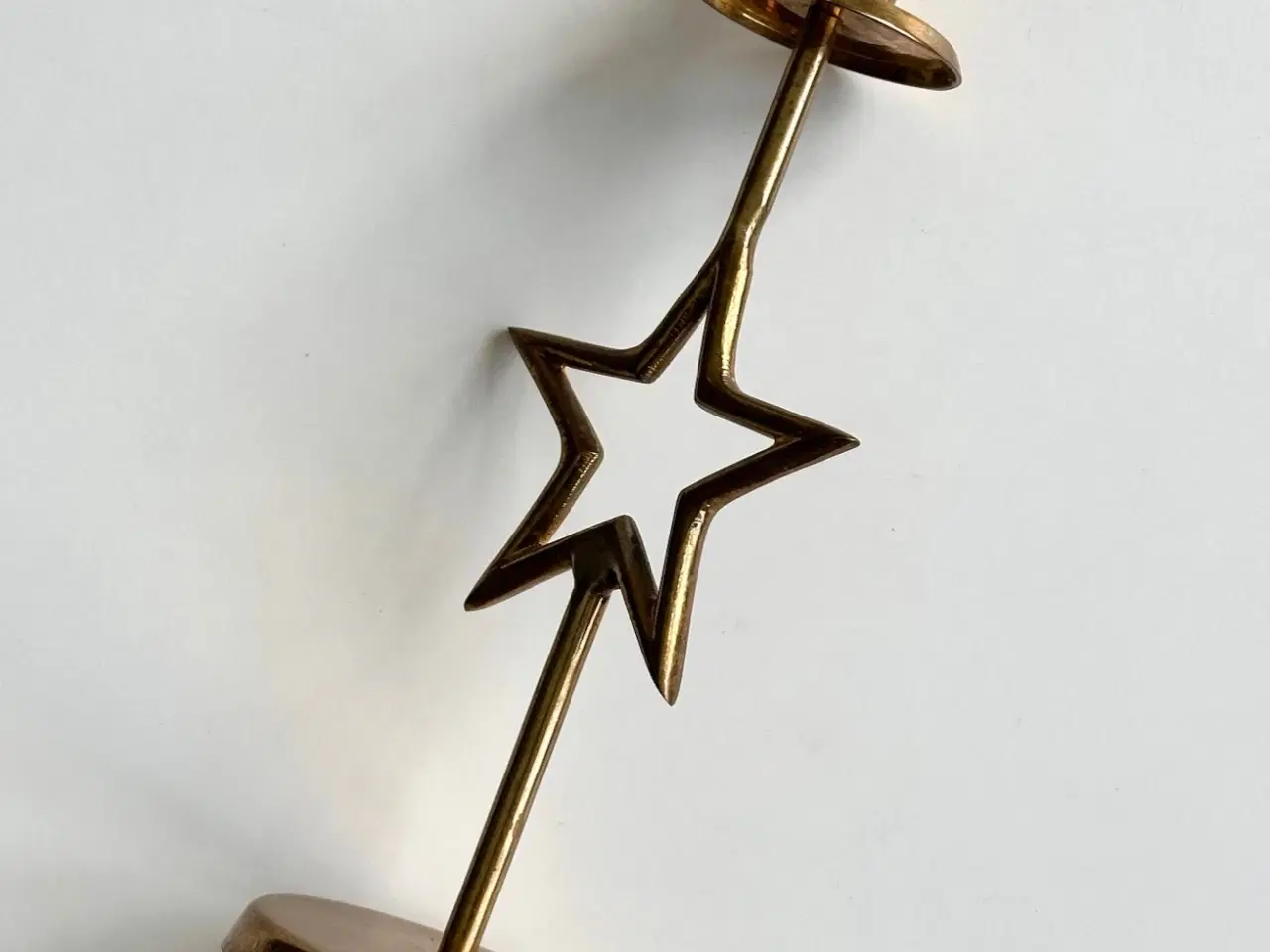 Billede 3 - Messingstage m stjerne