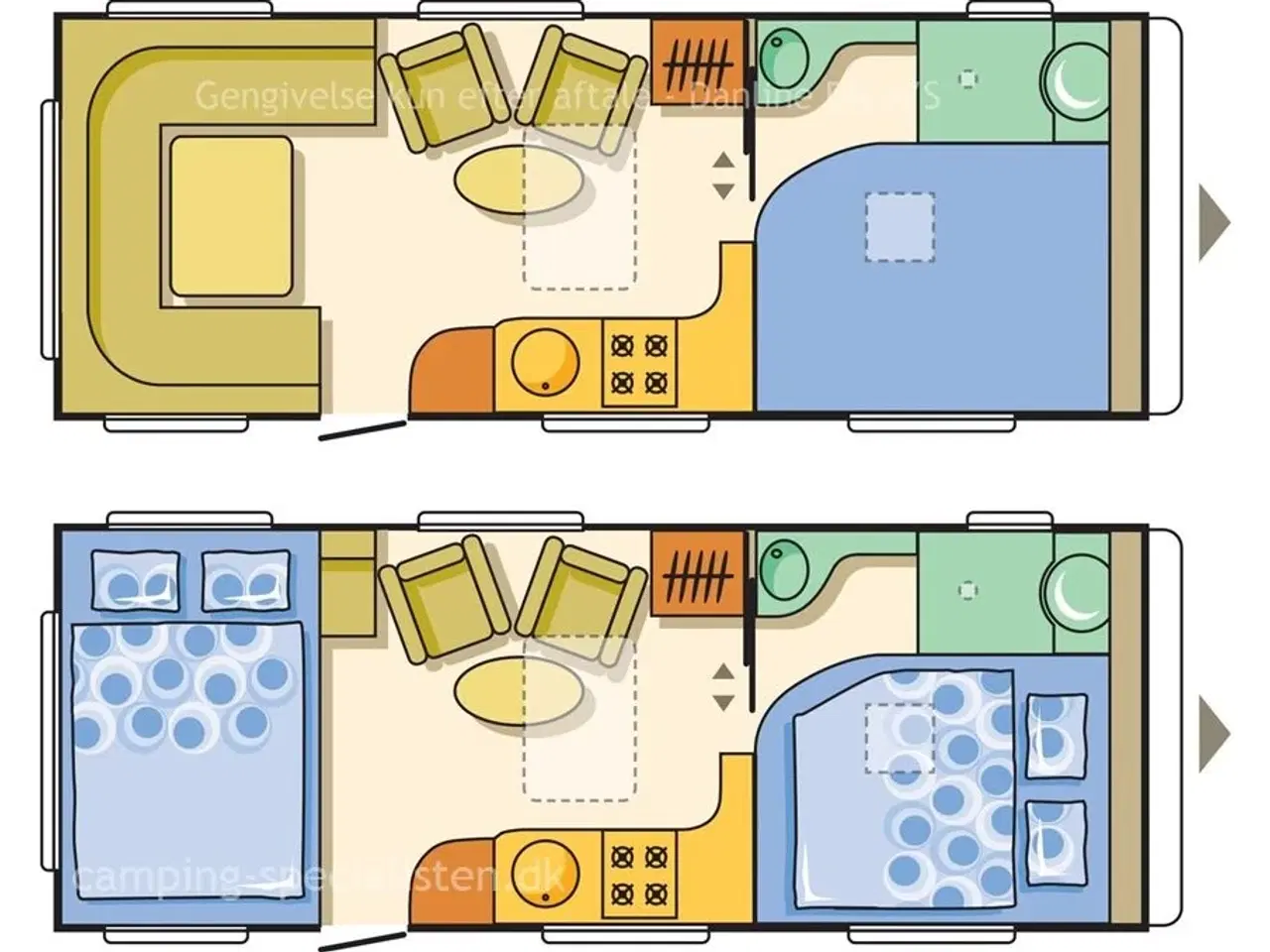 Billede 14 - 2009 - Adria Classica 613 PU   2009 Adria Classica 613 PU - se den nu hos Camping-Specialisten.dk