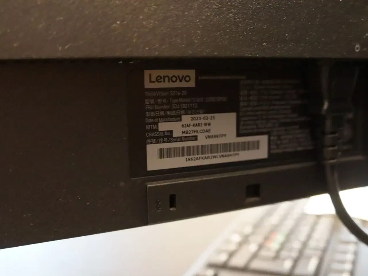 Billede 8 - 2 stk. skærme & Dock, m.v. LENOVO