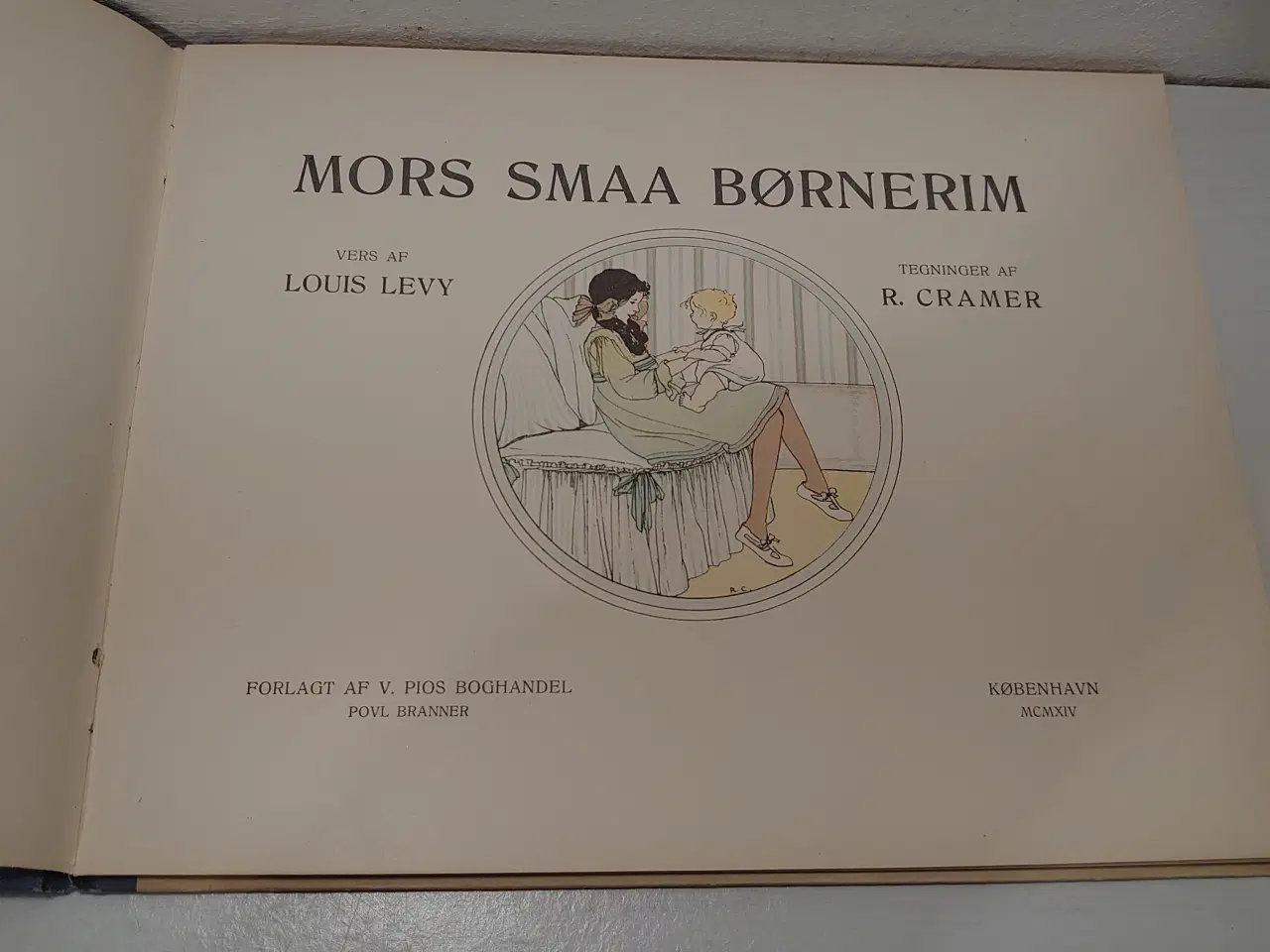 Billede 3 - Rie Cramer:Mors smaa Børnerim.1. udg. 1914,sjælden