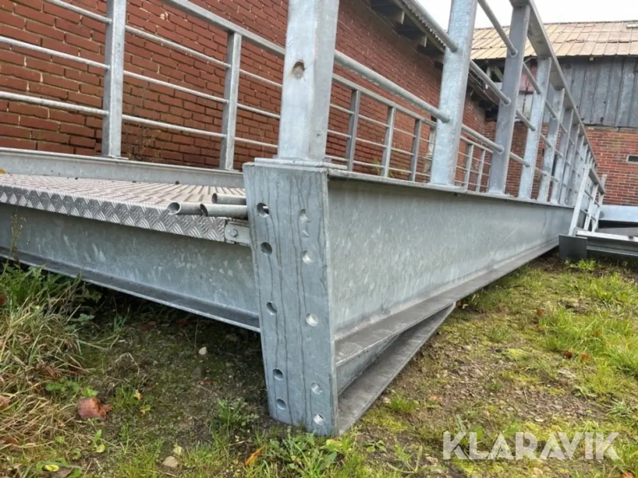 Billede 3 - Gangbro i galvaniseret stål