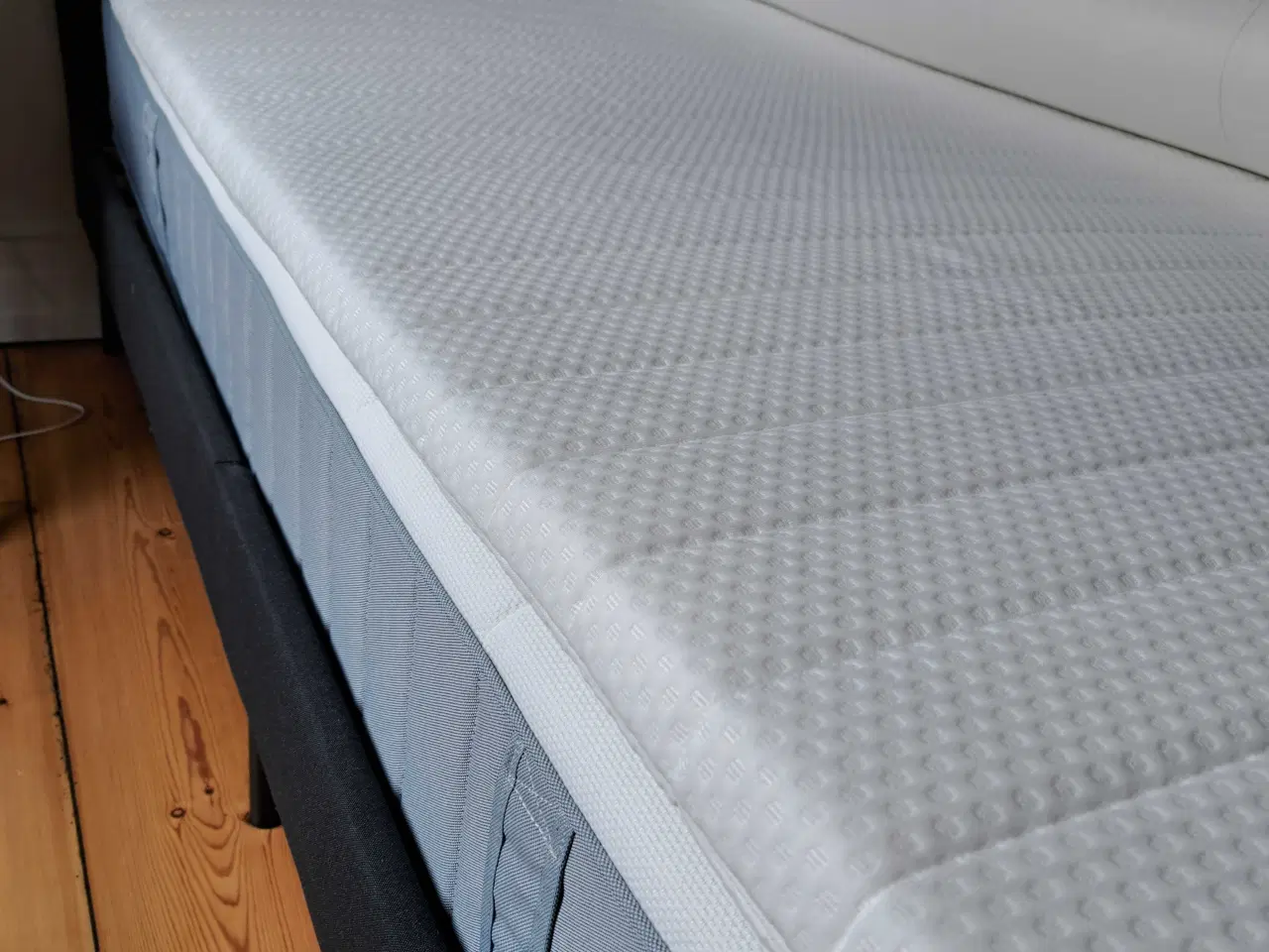 Billede 2 - Springmadras og topmadras 160 x 200 cm